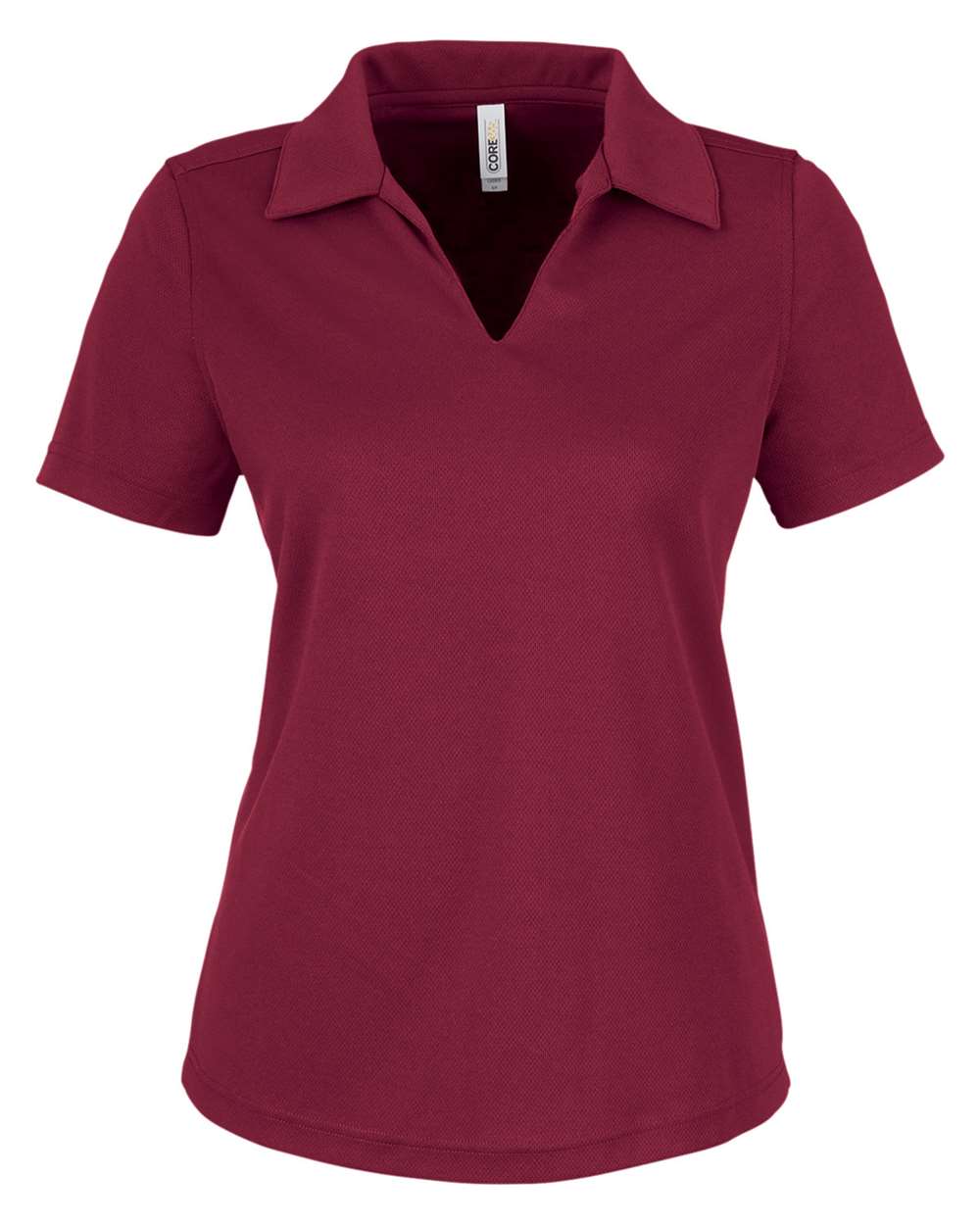 CORE365 Women's Market Snag Protect Mesh Polo. CE104W - Burgundy