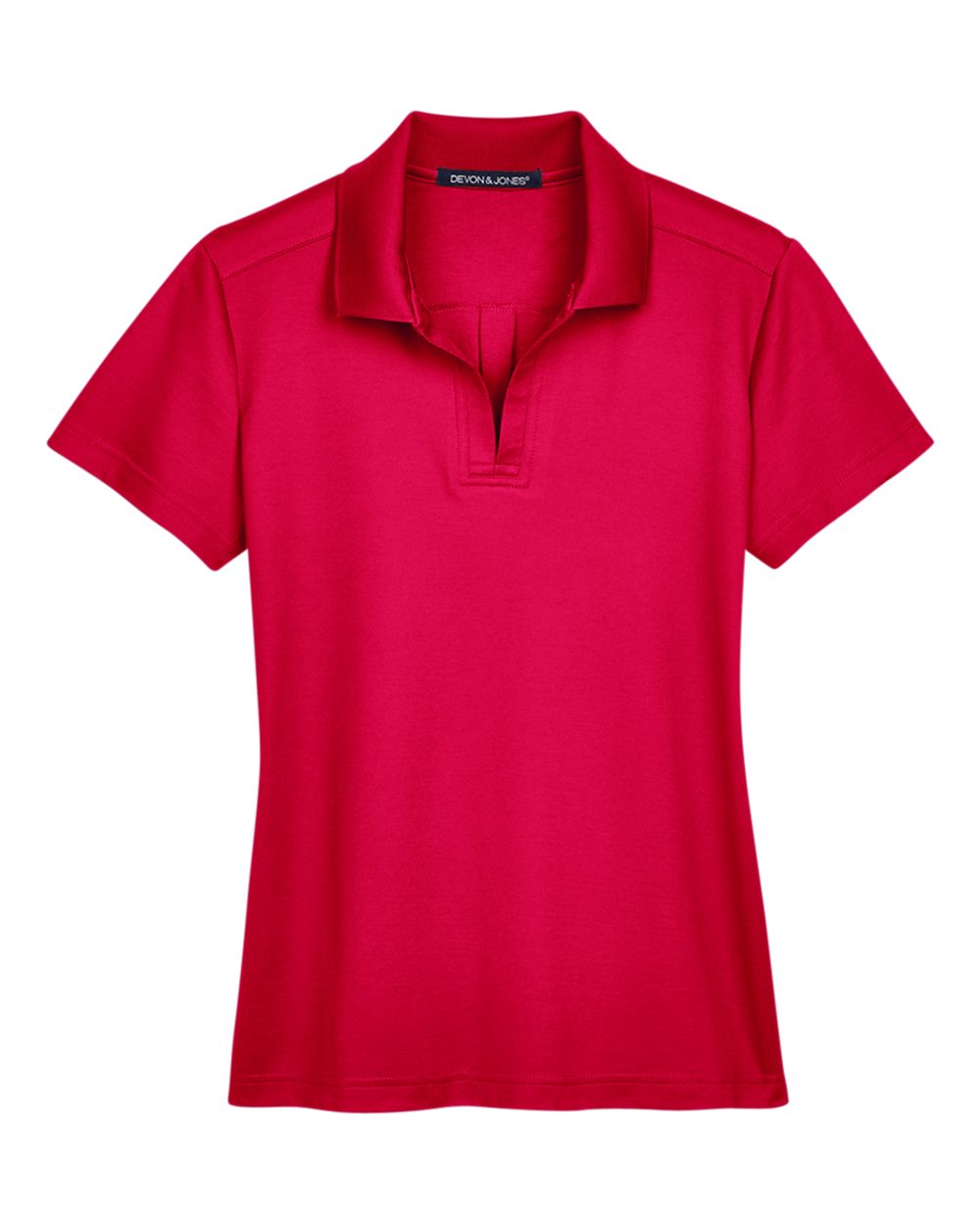 Devon & Jones Women's CrownLux Performance® Plaited Polo. DG20W - Red