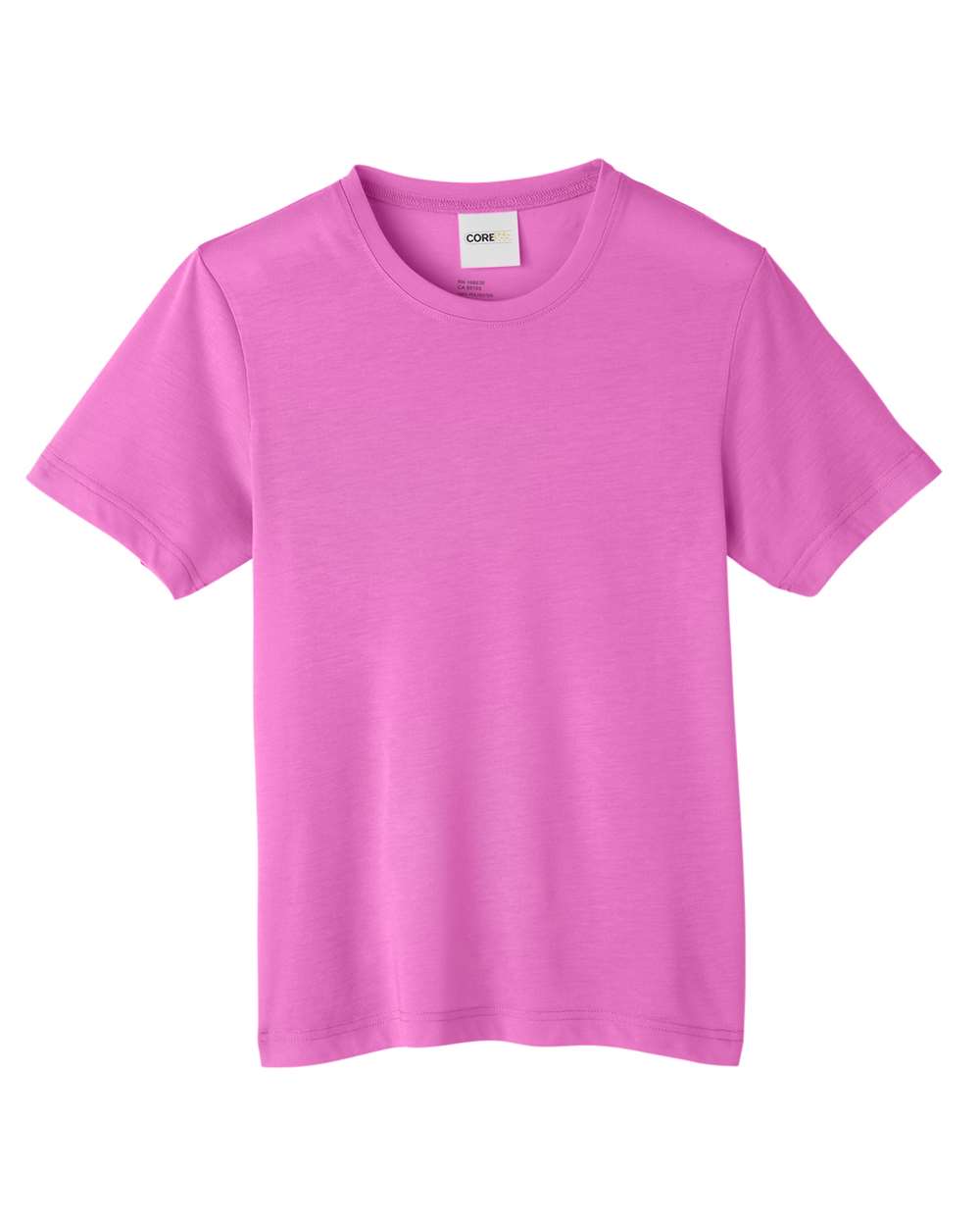 CORE365 Youth Fusion ChromaSoft™ Performance T-Shirt. CE111Y - Charity Pink
