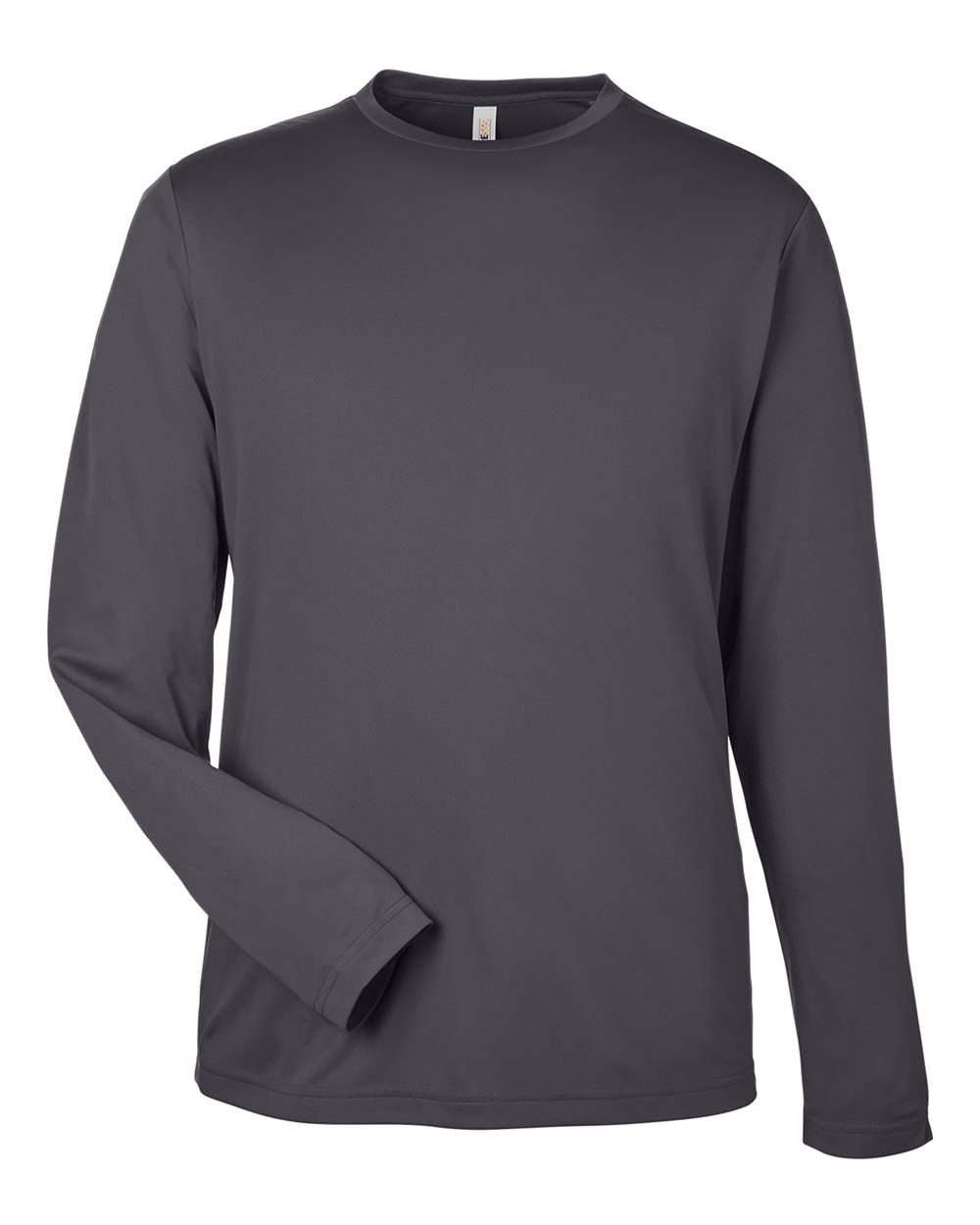 CORE365 Unisex Capital Long Sleeve Performance T-Shirt. CE10L - Carbon