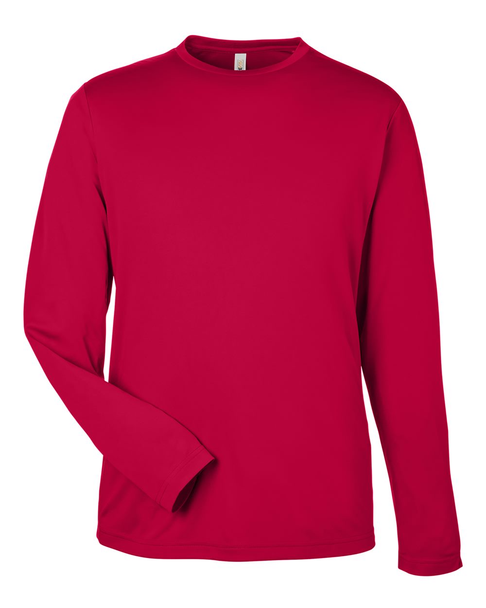 CORE365 Unisex Capital Long Sleeve Performance T-Shirt. CE10L - Classic Red