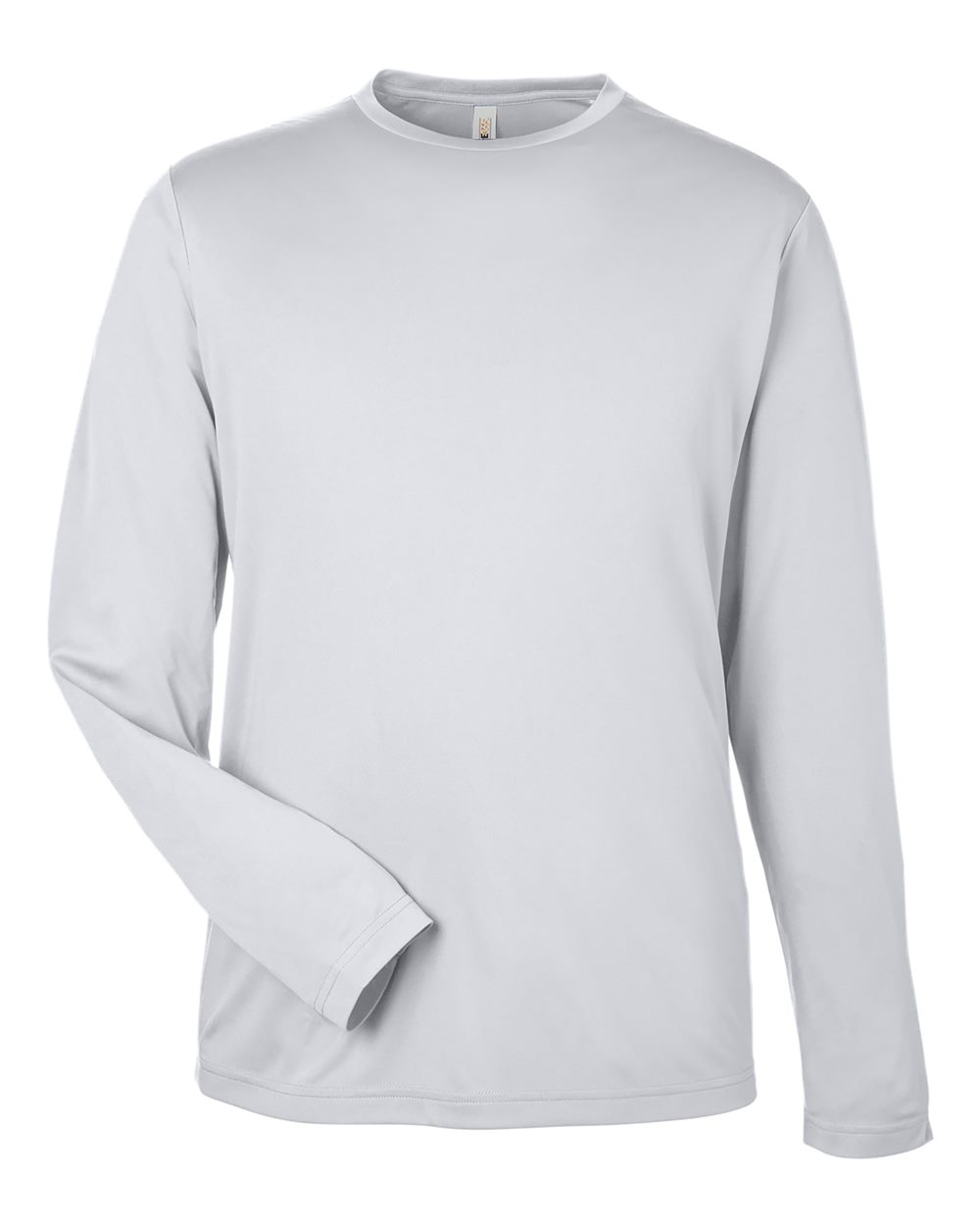 CORE365 Unisex Capital Long Sleeve Performance T-Shirt. CE10L - Platinum