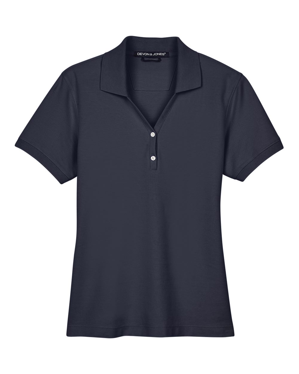 Devon & Jones Women's Pima Piqué Polo. D100W - Navy