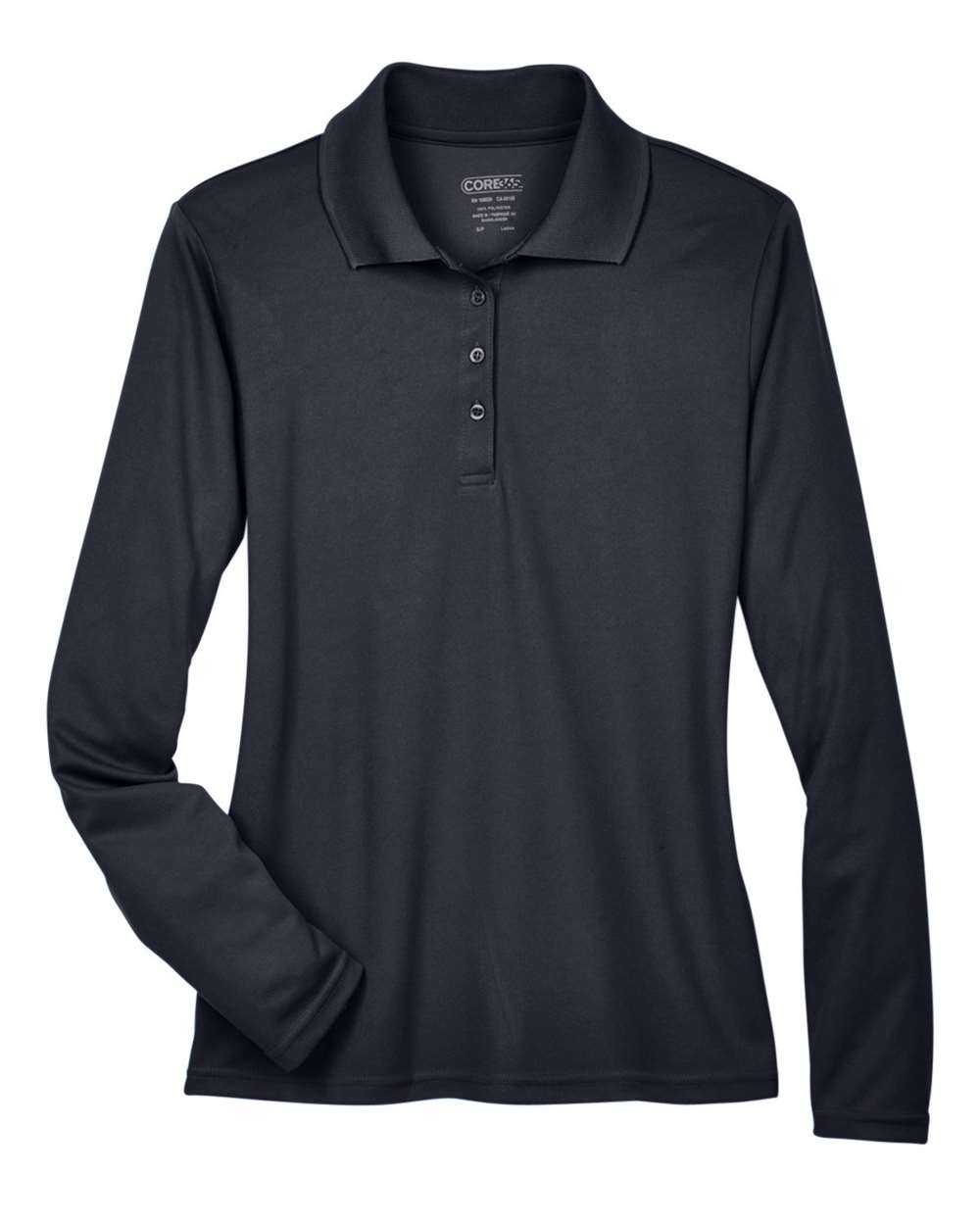 CORE365 Women's Pinnacle Performance Long Sleeve Piqué Polo. 78192 - Carbon