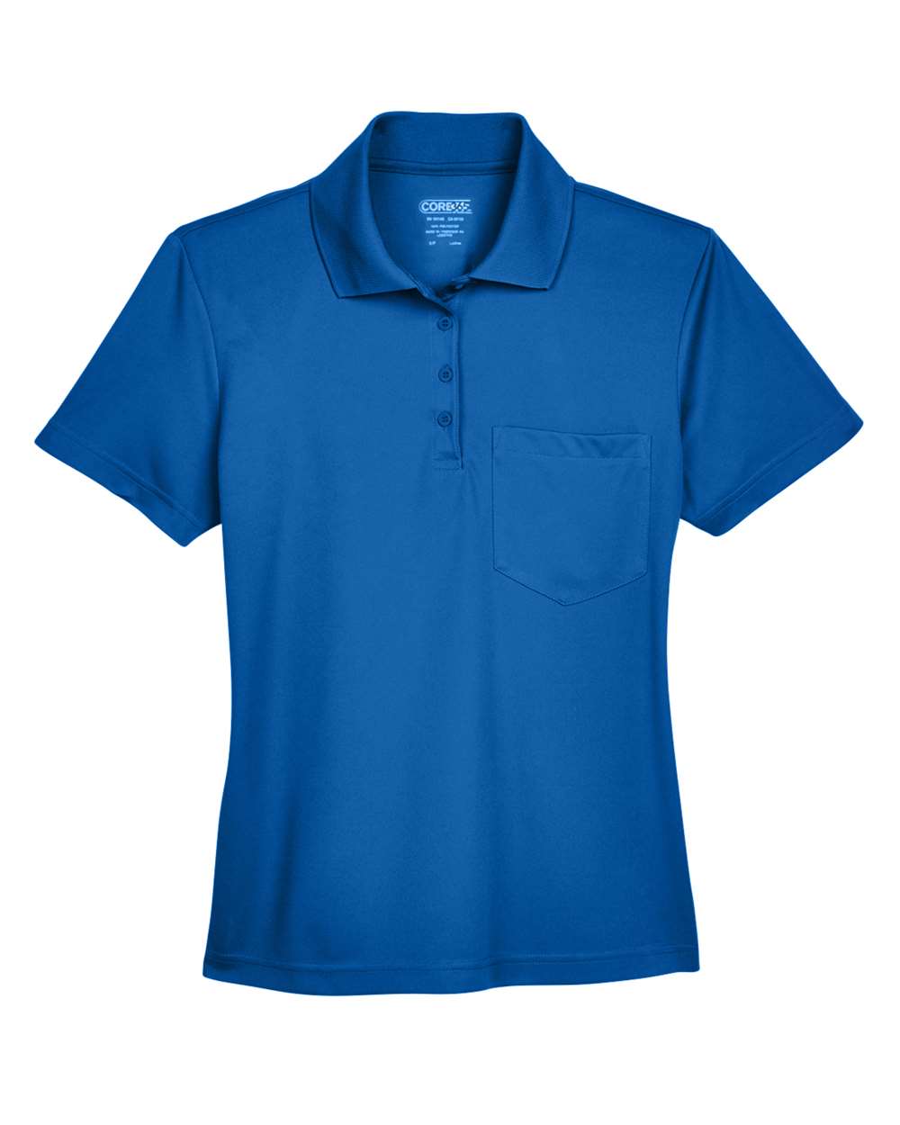 CORE365 Women's Origin Performance Piqué Polo with Pocket. 78181P - True Royal