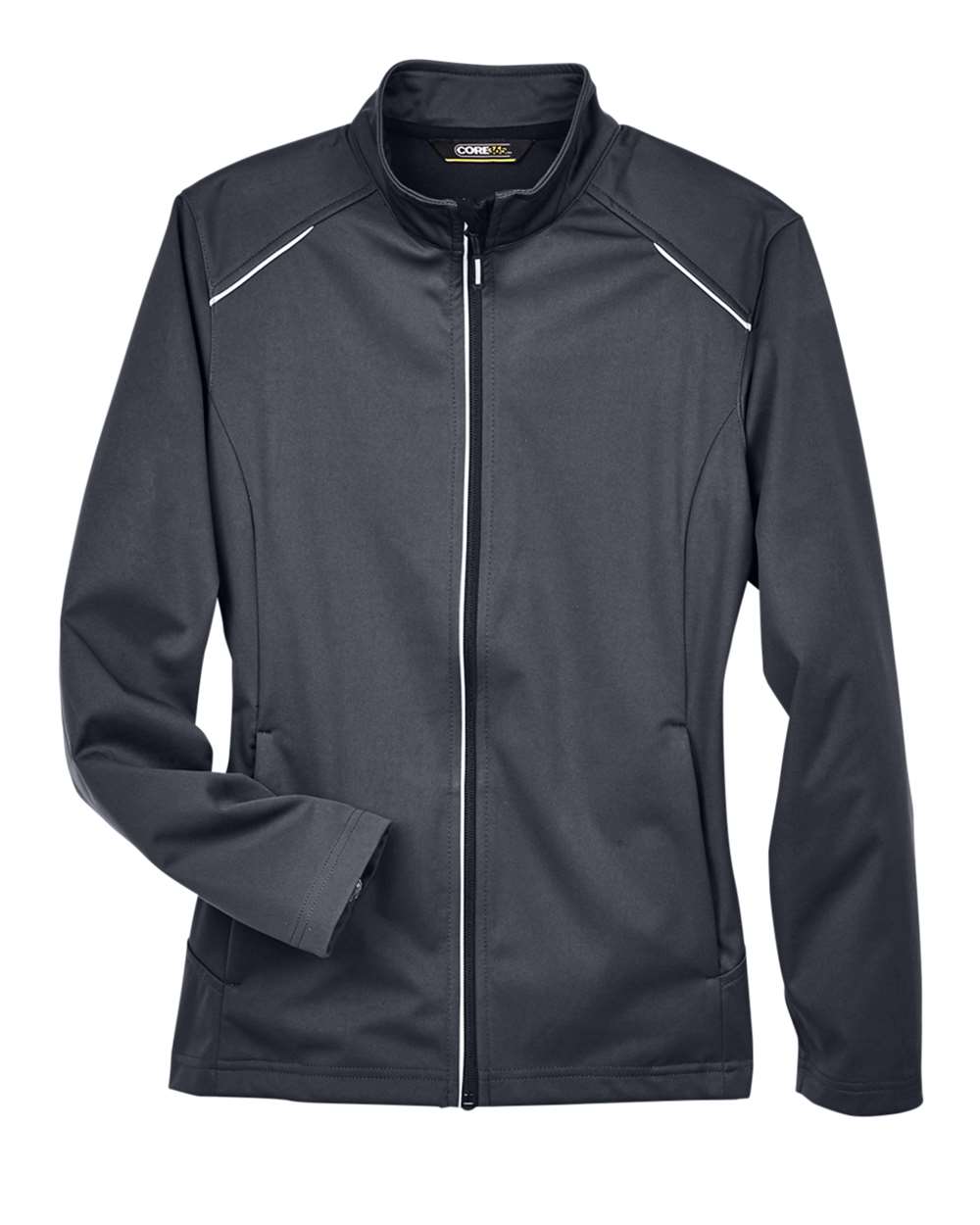 CORE365 Women's Techno Lite Three-Layer Knit Tech-Shell. CE708W - Carbon