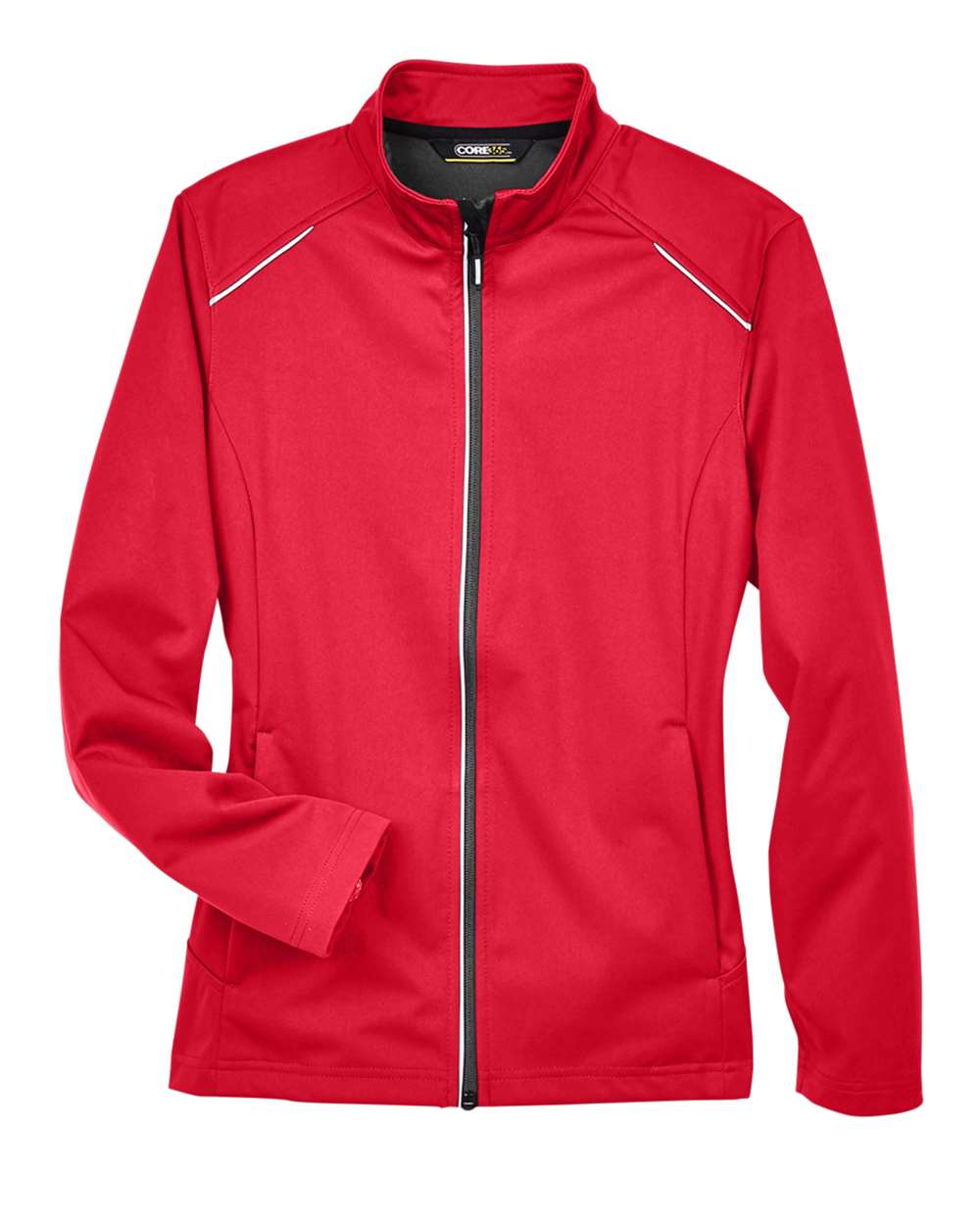 CORE365 Women's Techno Lite Three-Layer Knit Tech-Shell. CE708W - Classic Red