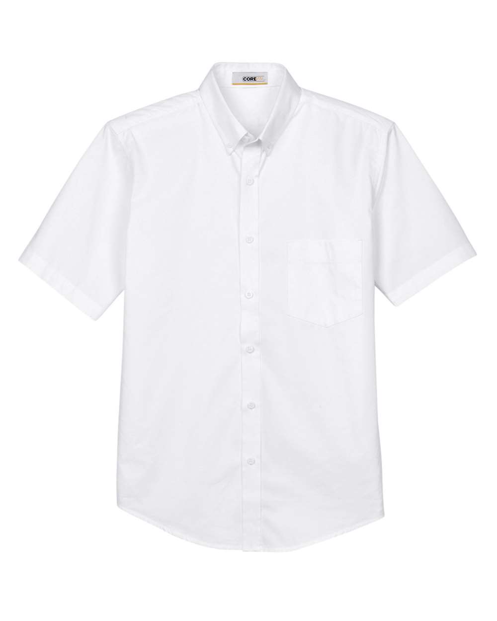 CORE365 Men's Optimum Short Sleeve Twill Dress Shirt. 88194 - White