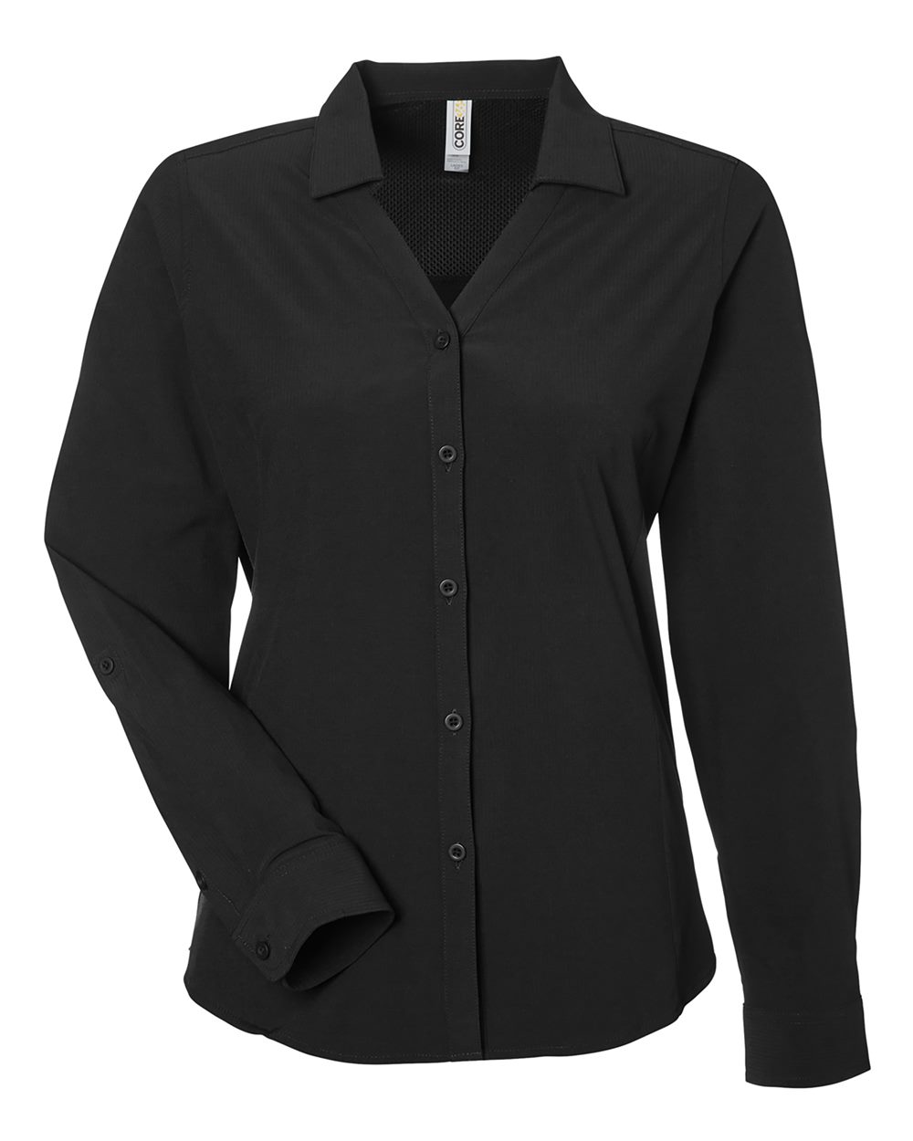 CORE365 Women's Ultra UVP® Marina Shirt. CE510LW - Black