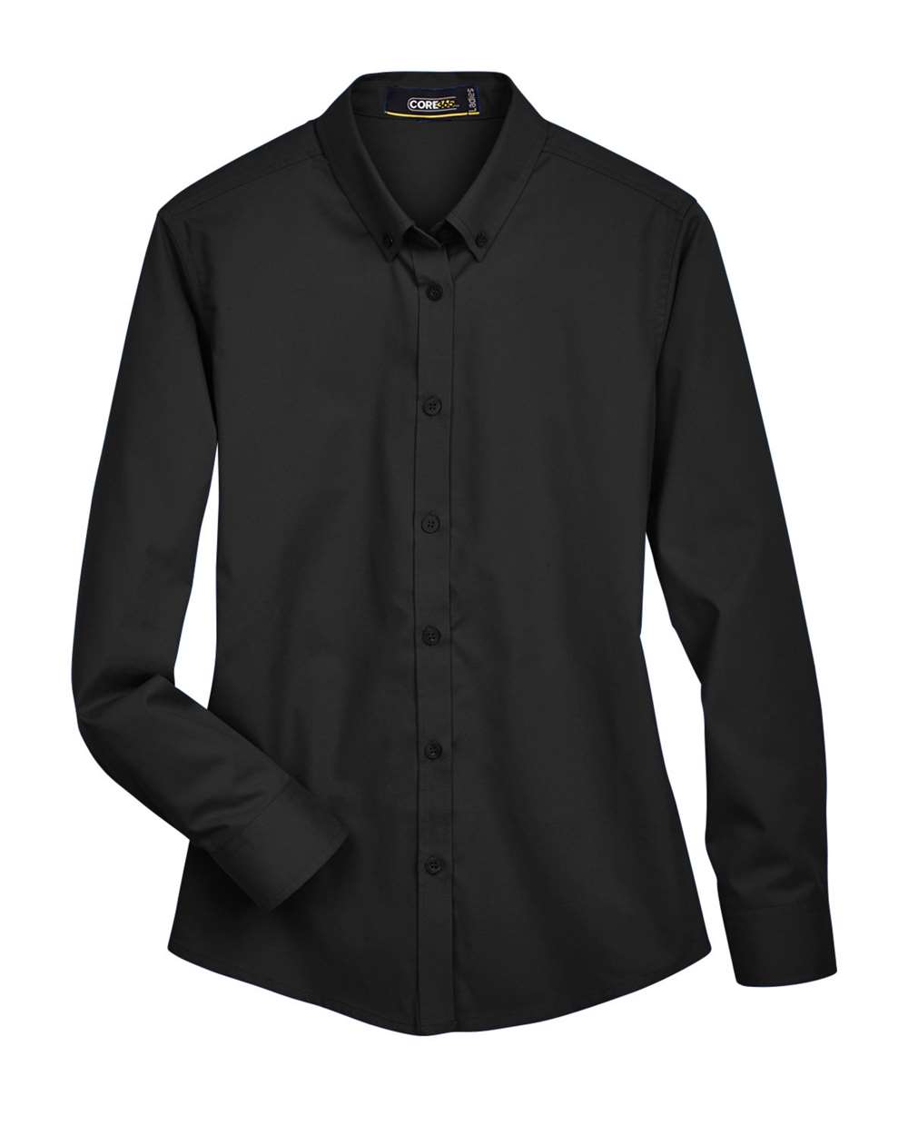 CORE365 Women's Operate Twill Shirt. 78193 - Black