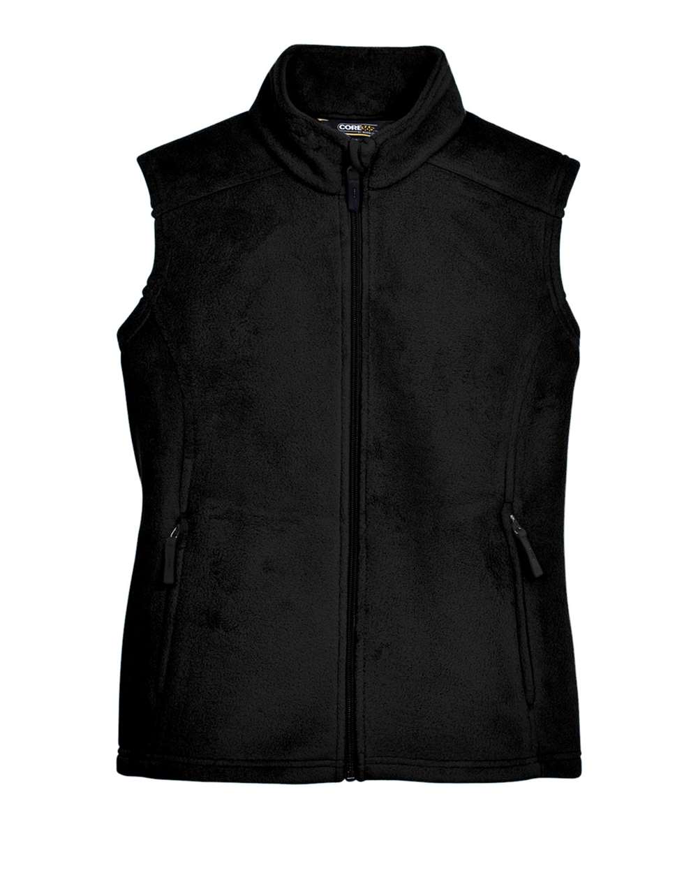 CORE365 Women's Journey Fleece Vest. 78191 - Black
