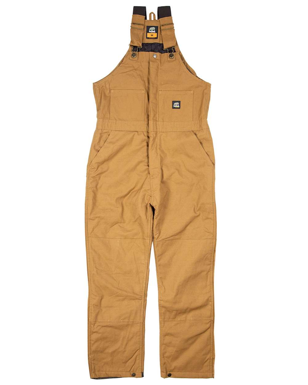 Berne Apparel Men's Tall Heritage Insulated Bib Overall. B415T - Brown Duck
