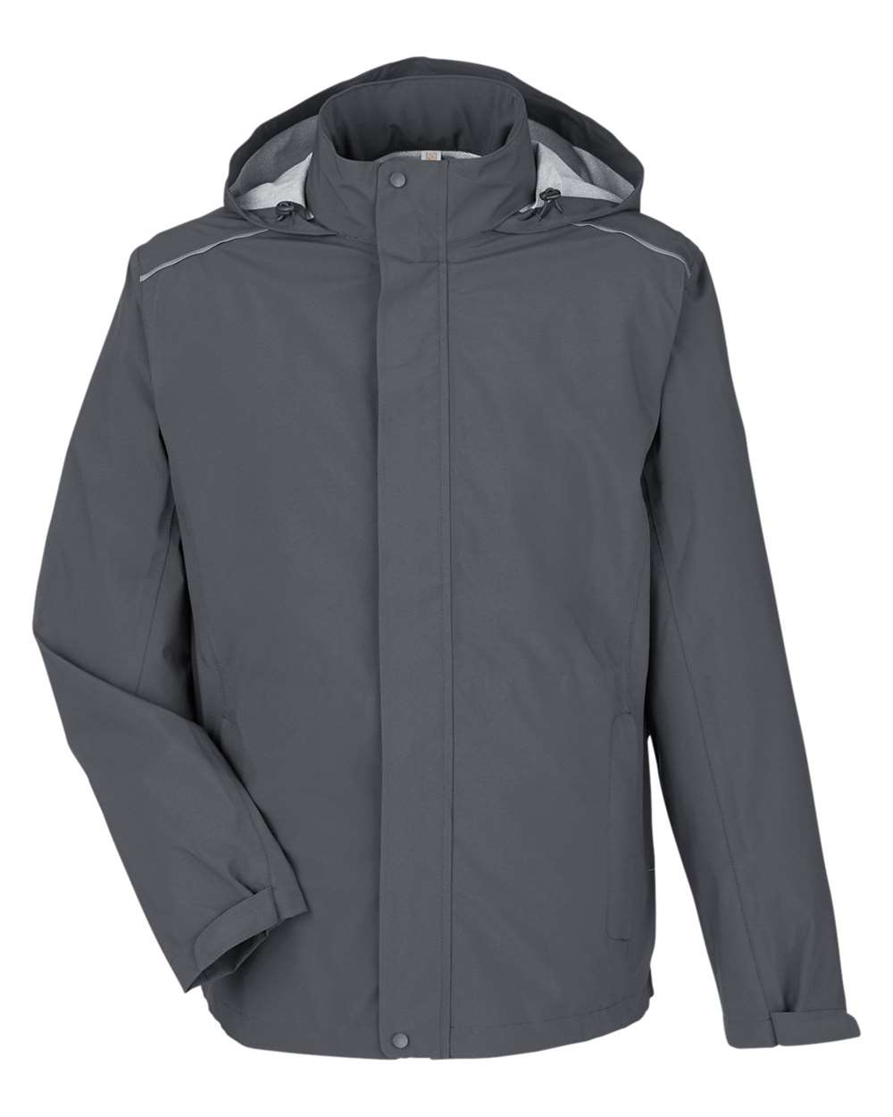 CORE365 Men's Barrier Packable Waterproof Rain Jacket. CE712 - Carbon