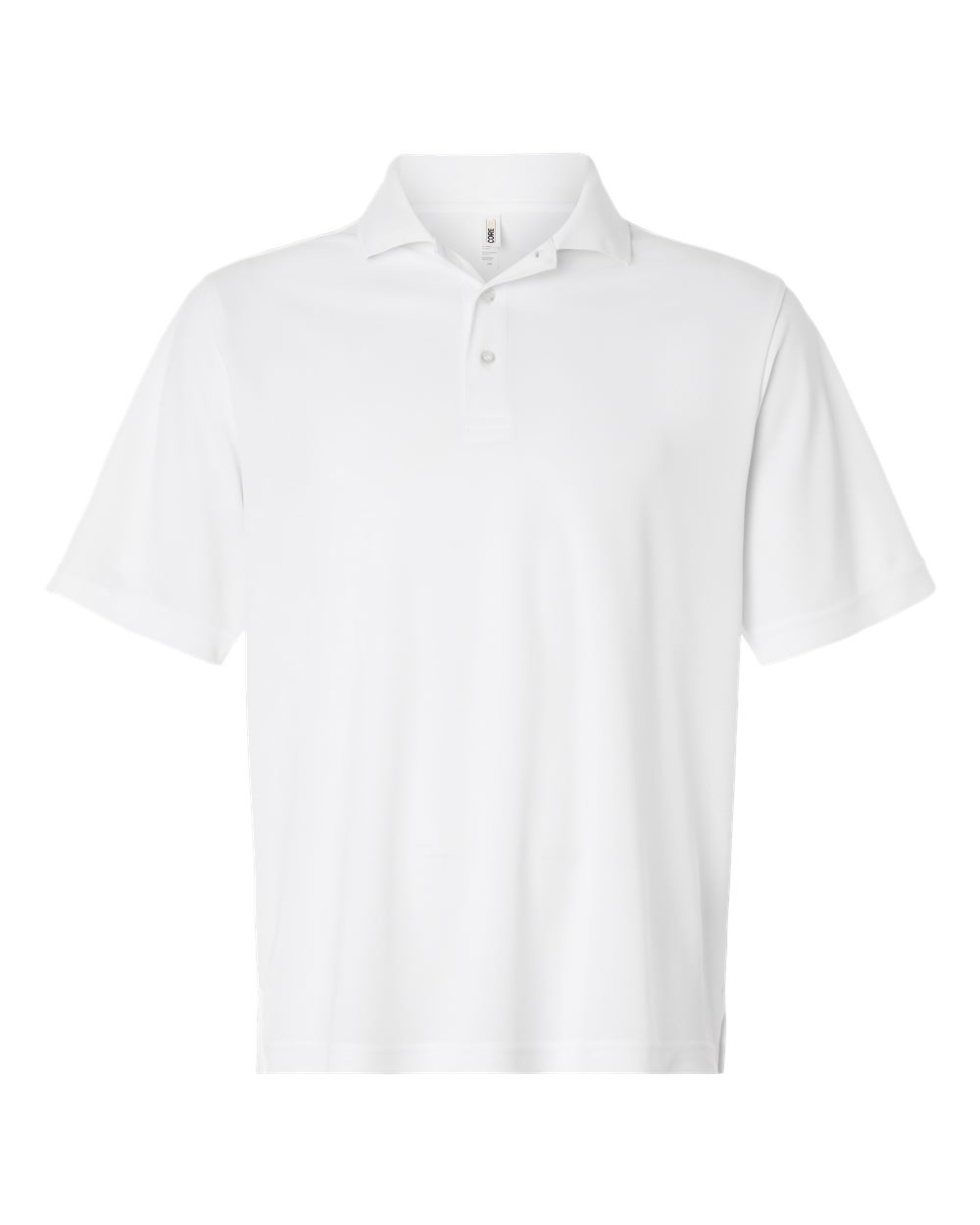 CORE365 Men's Tall Nova Performance Pique Polo. CE108T - White