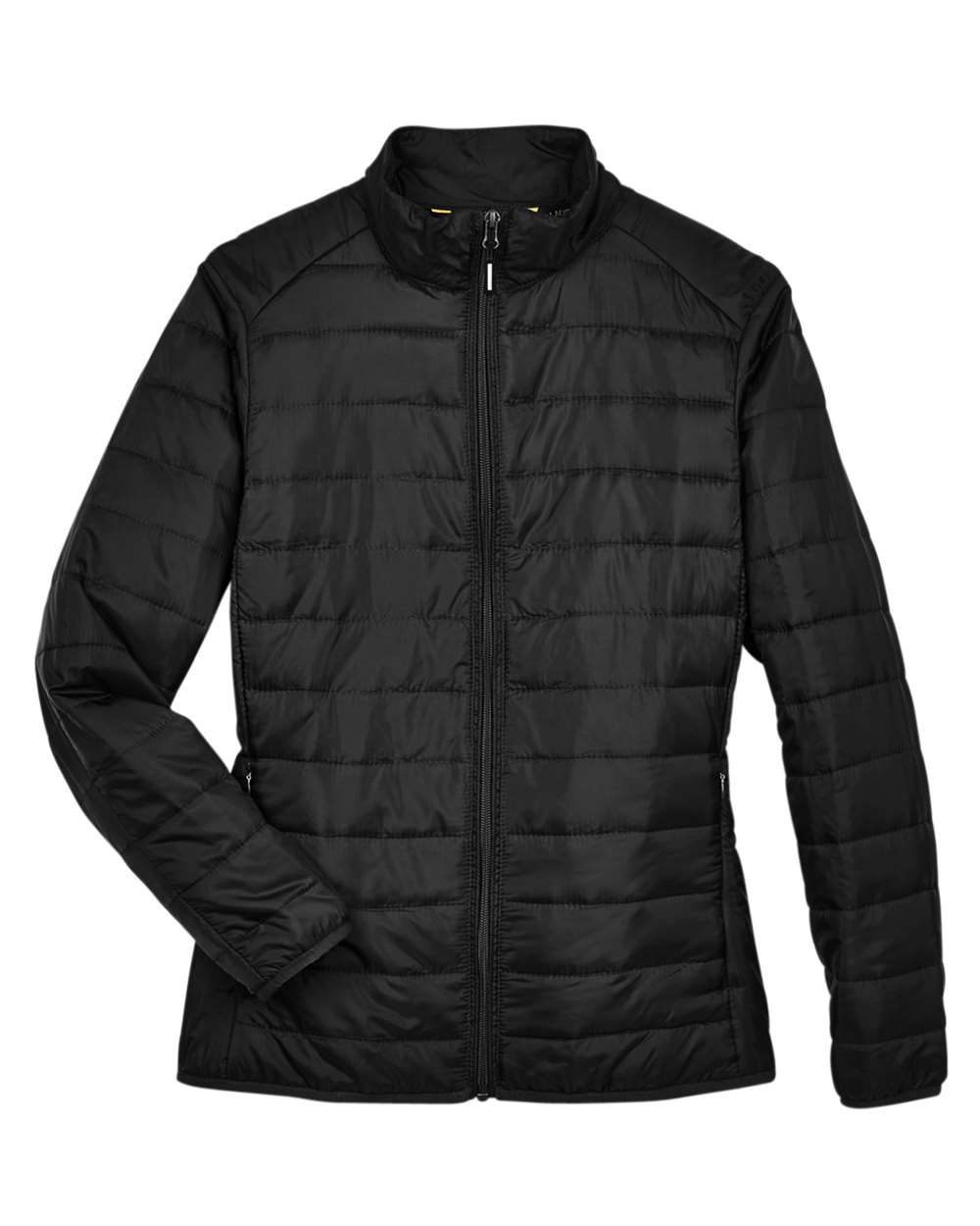 CORE365 Women's Prevail Packable Puffer Jacket. CE700W - Black