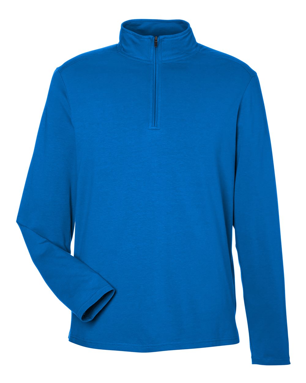 Devon & Jones Men's Raleigh Stretch Quarter-Zip Pullover. DG425 - French Blue