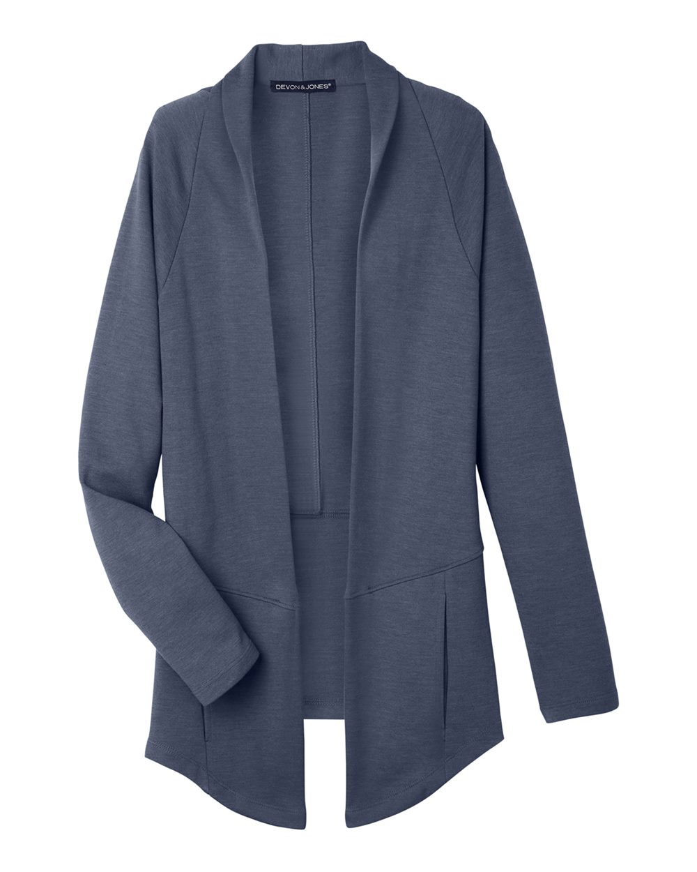 Devon & Jones Women's New Classics® Charleston Cardigan. DG481W - Navy Melange