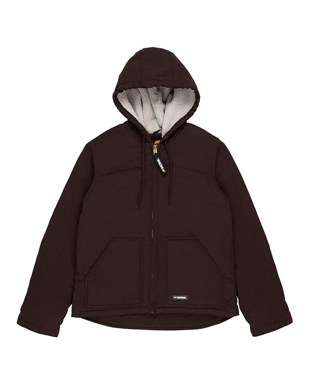 Berne Apparel Women's Softstone Hooded Coat. WHJ43 - Dark Brown