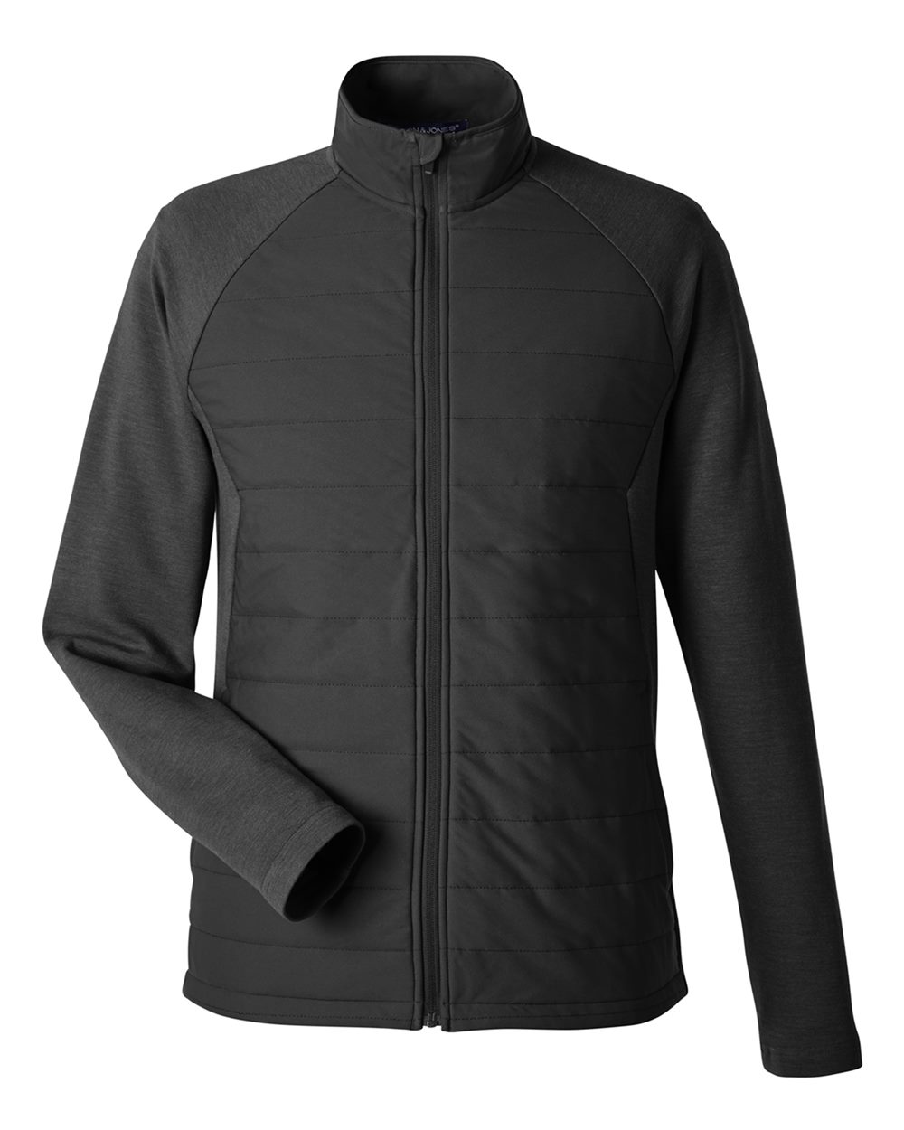 Devon & Jones Men's New Classics® Charleston Hybrid Jacket. DG704 - Black/ Melange Black