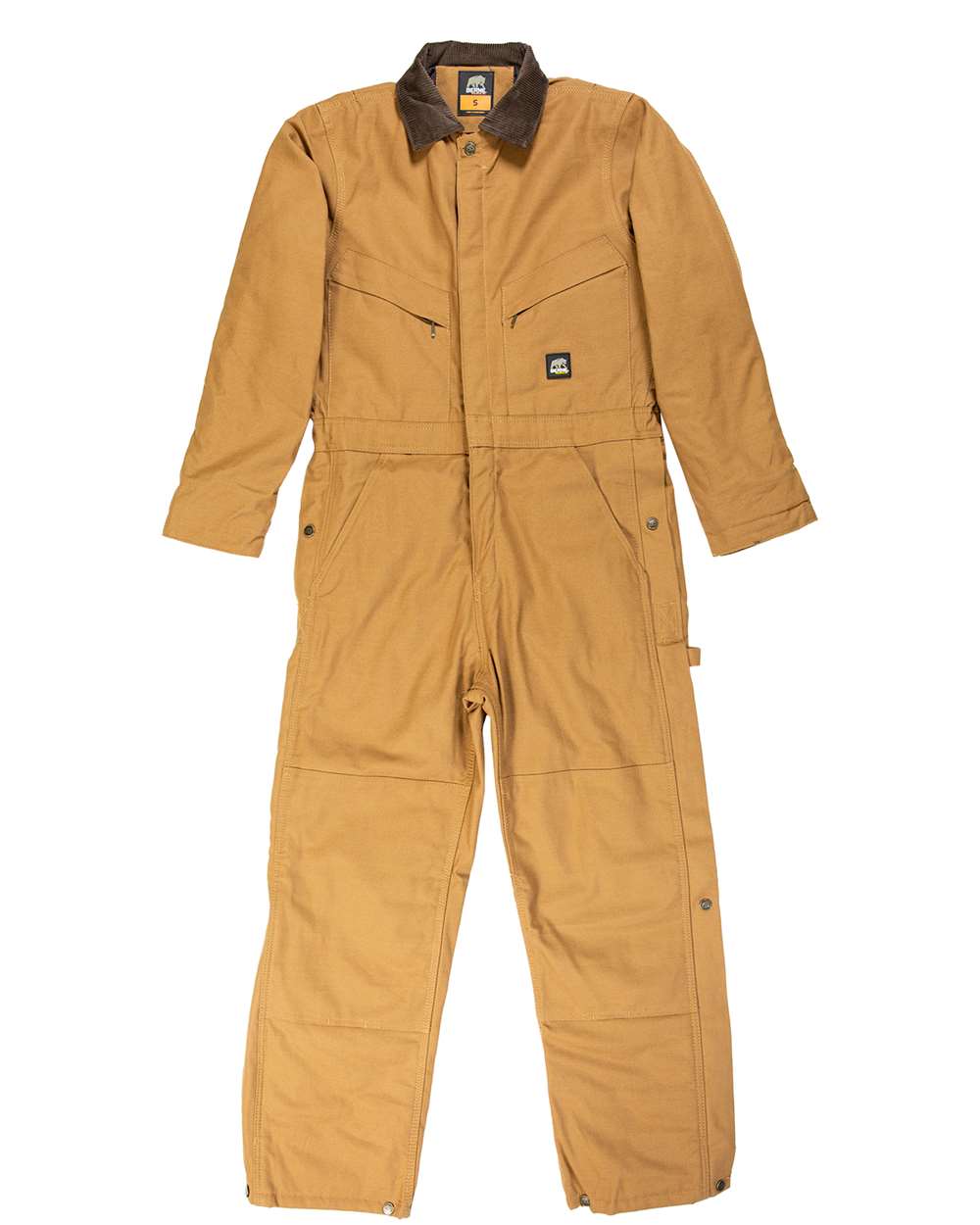 Berne Apparel Men's Heritage Duck Insulated Coverall. I417 - Brown