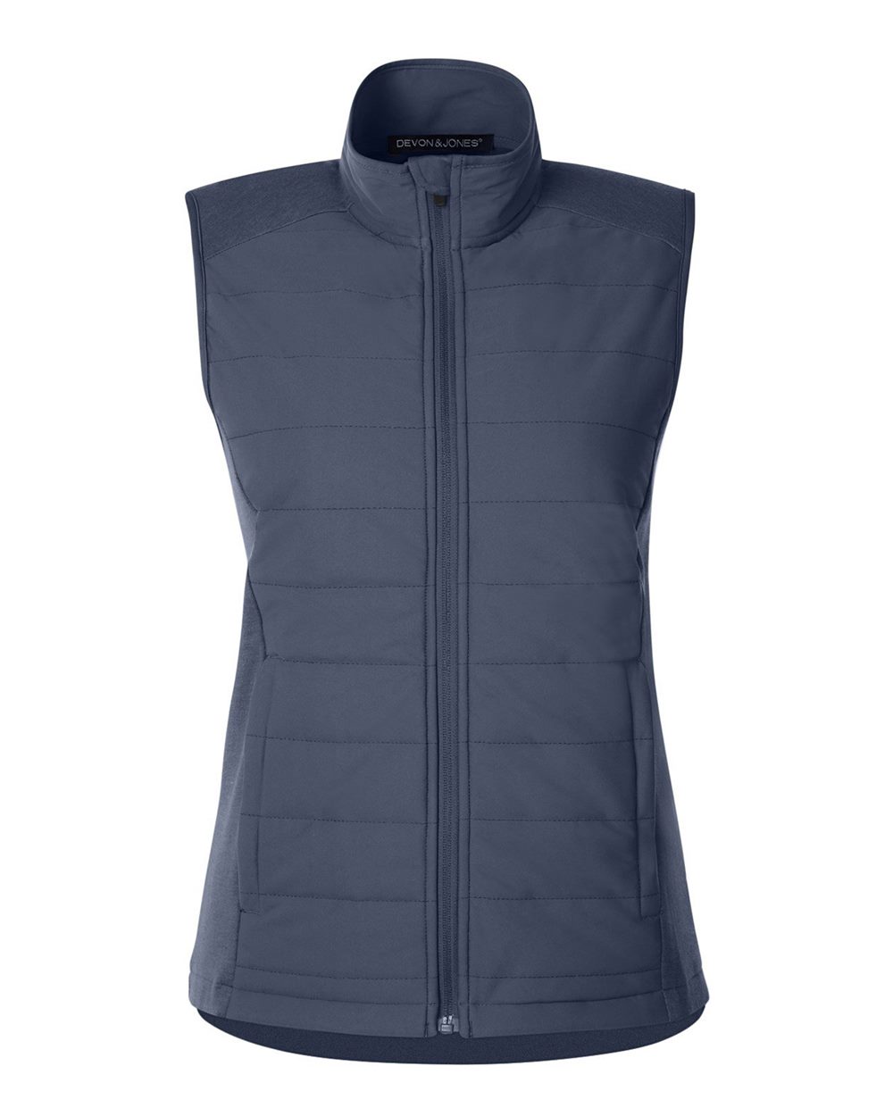 Devon & Jones Women's New Classics® Charleston Hybrid Vest. DG706W - Navy Melange/ Navy