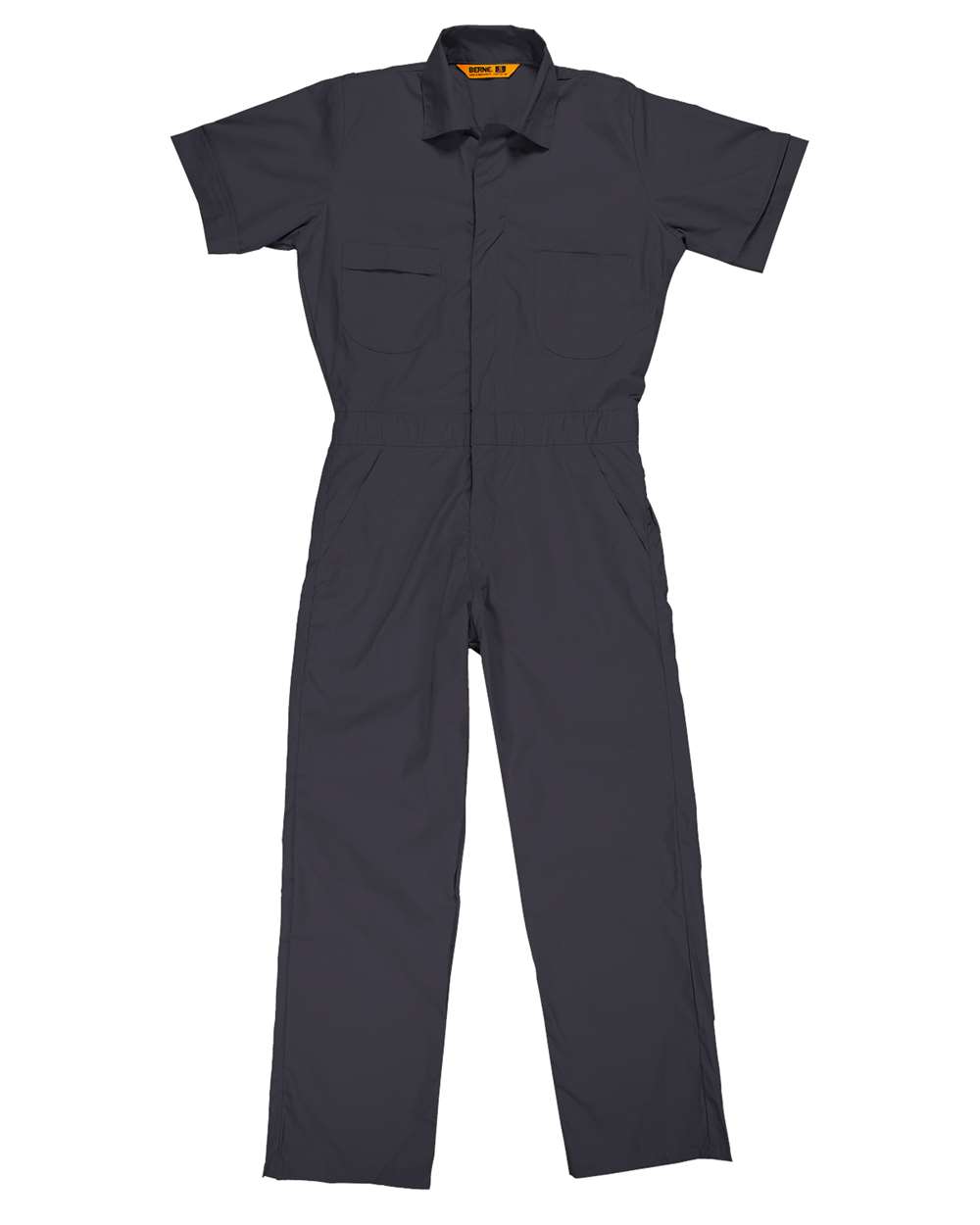 Berne Apparel Men's Axle Short Sleeve Coverall. P700 - Charcoal