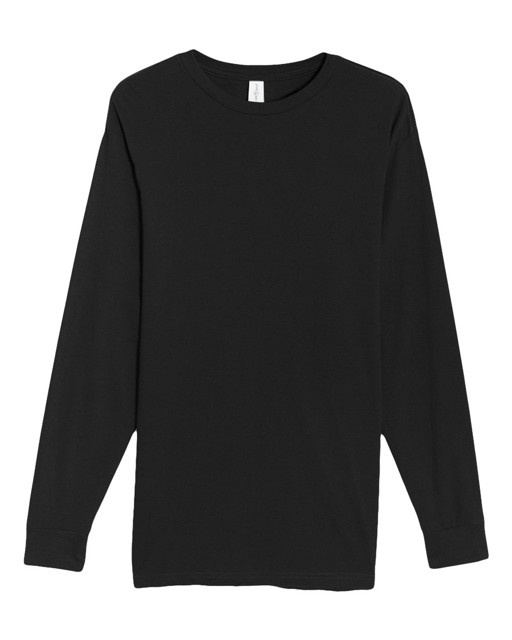 Lane Seven Unisex Heavyweight Long Sleeve Tee. LS15009 - Black