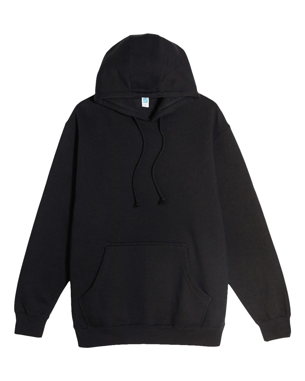 Lane Seven Unisex Heavyweight Hoodie Sweatshirt. LS19001 - Black