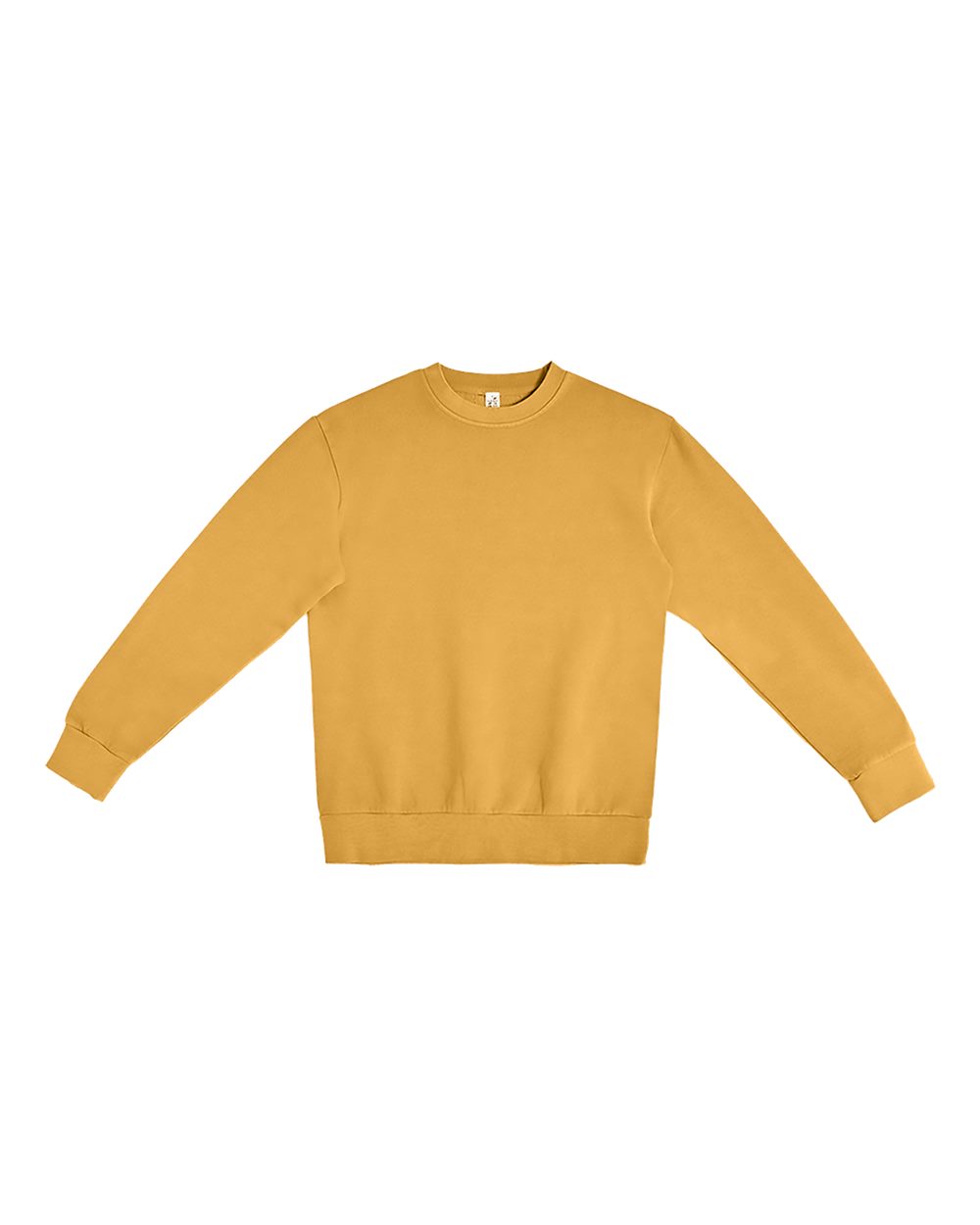 Lane Seven Unisex Urban Crewneck Sweatshirt. LS16004 - Pigment Peanut Butter