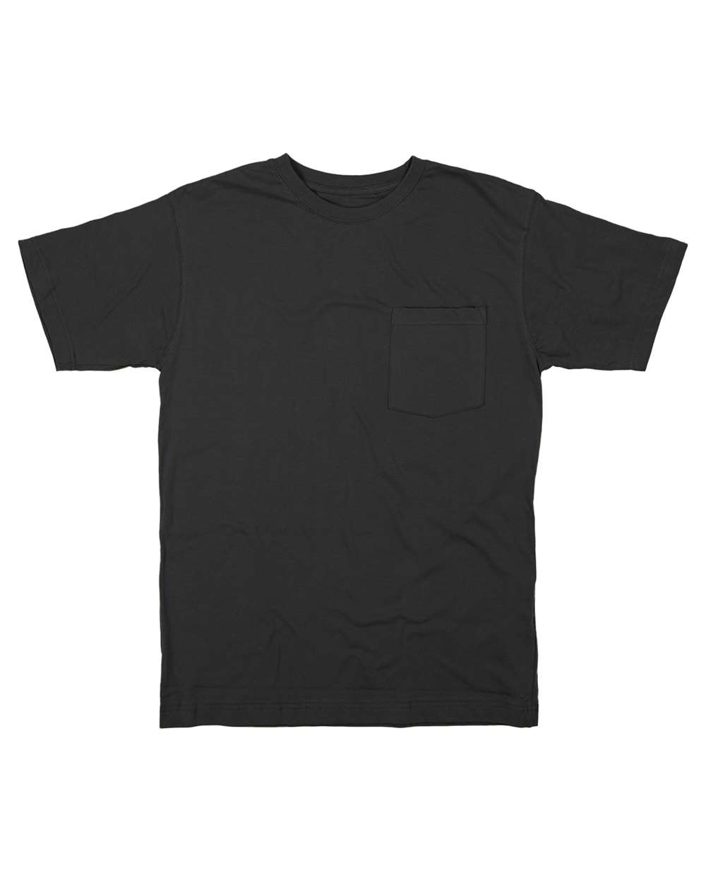 Berne Apparel Men's Heavyweight Pocket T-Shirt. BSM16 - Black