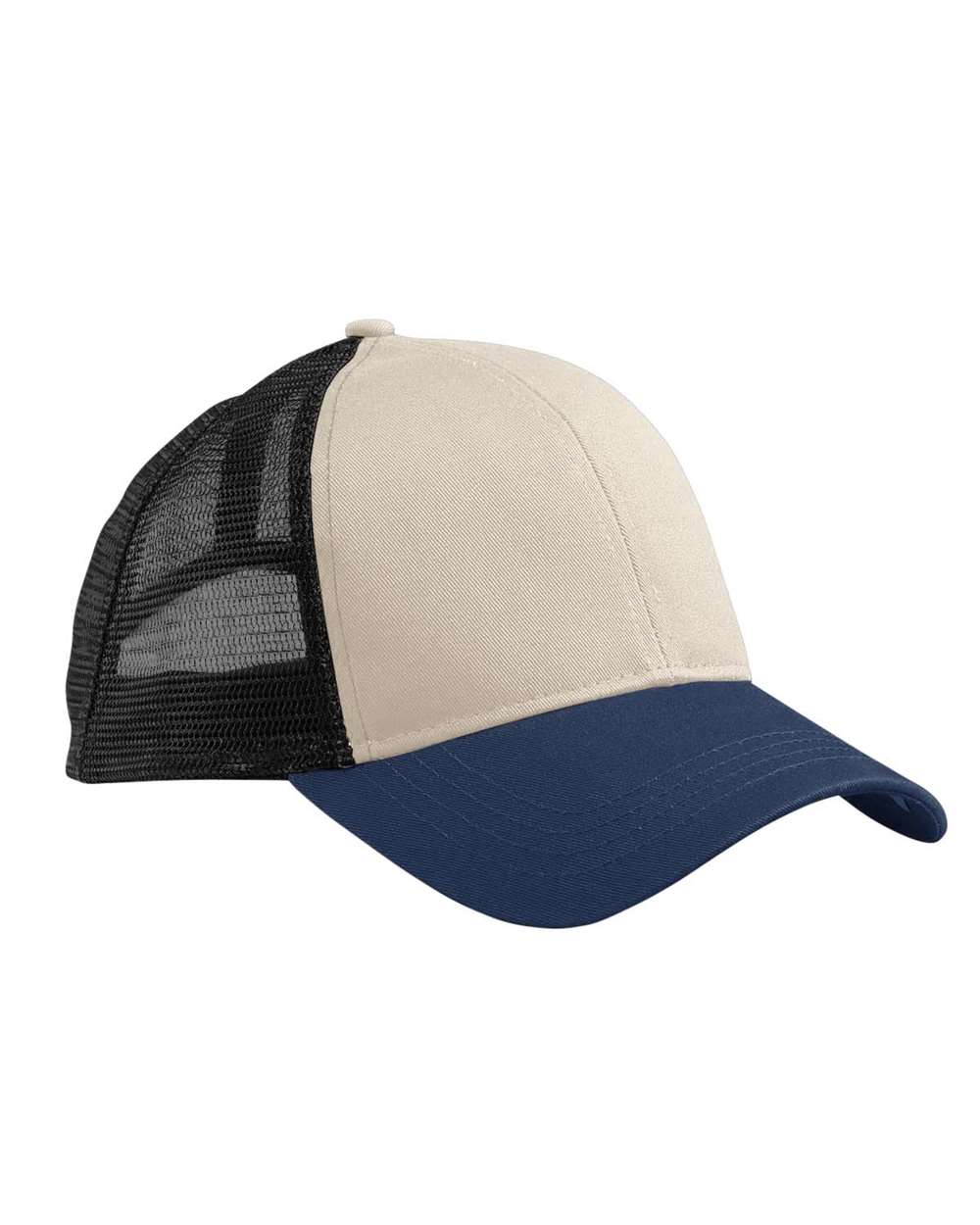 econscious Eco Trucker Cap. EC7070 - Oyster/ Pacific/ Black
