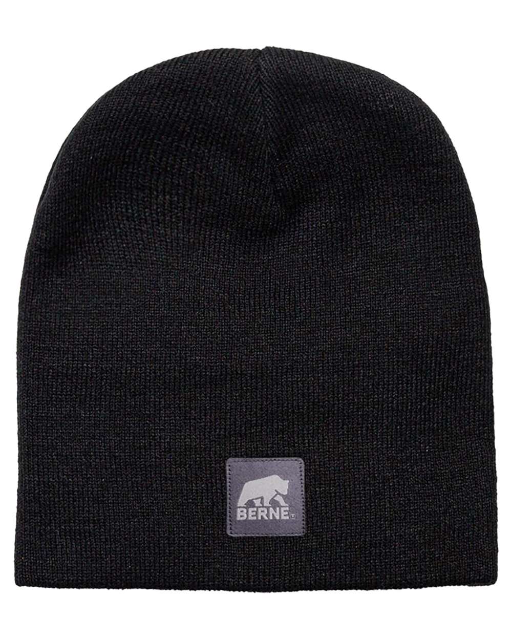 Berne Apparel Heritage Knit Beanie. H149 - Black