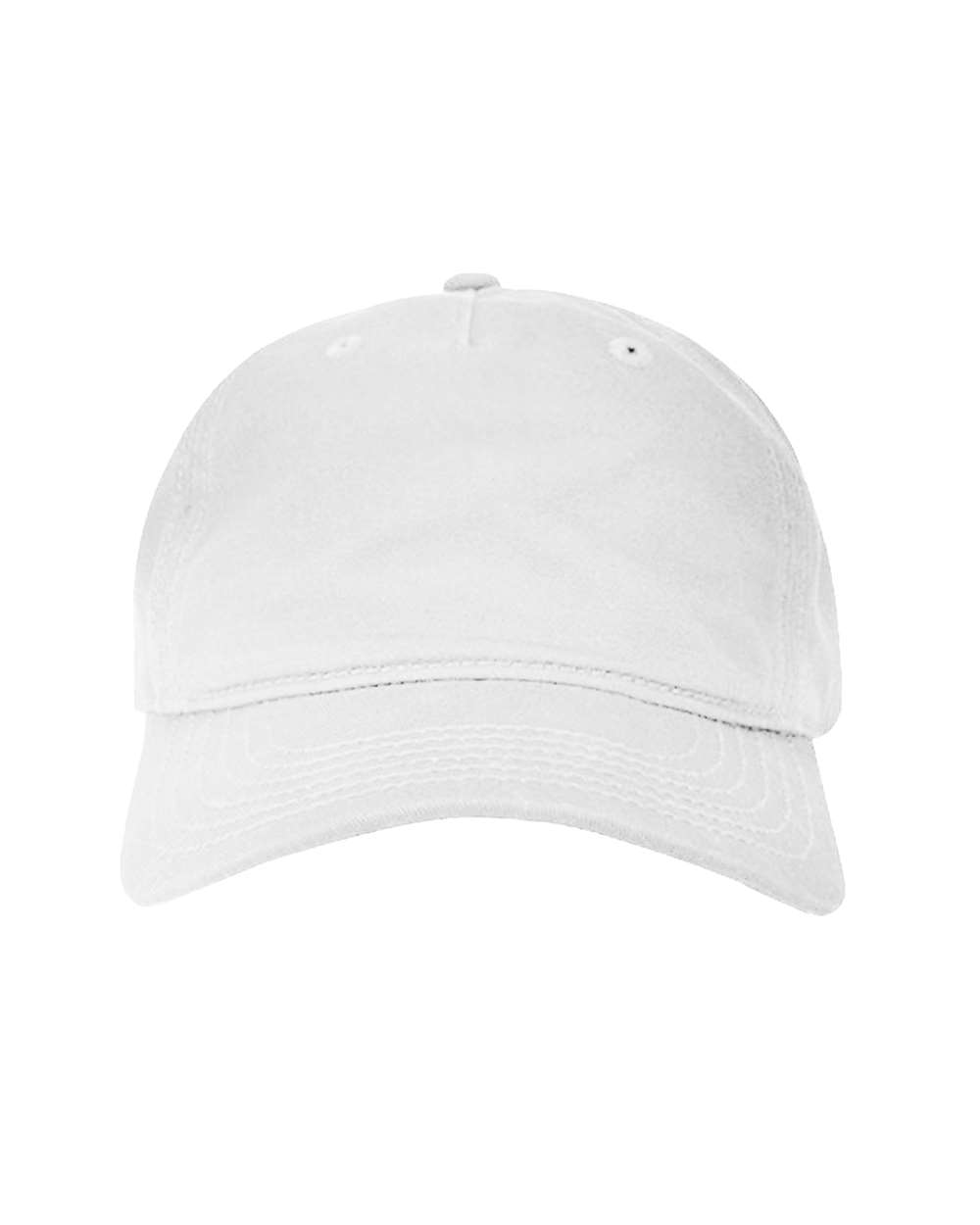 econscious Unstructured Five-Panel Baseball Cap. EC7087 - White