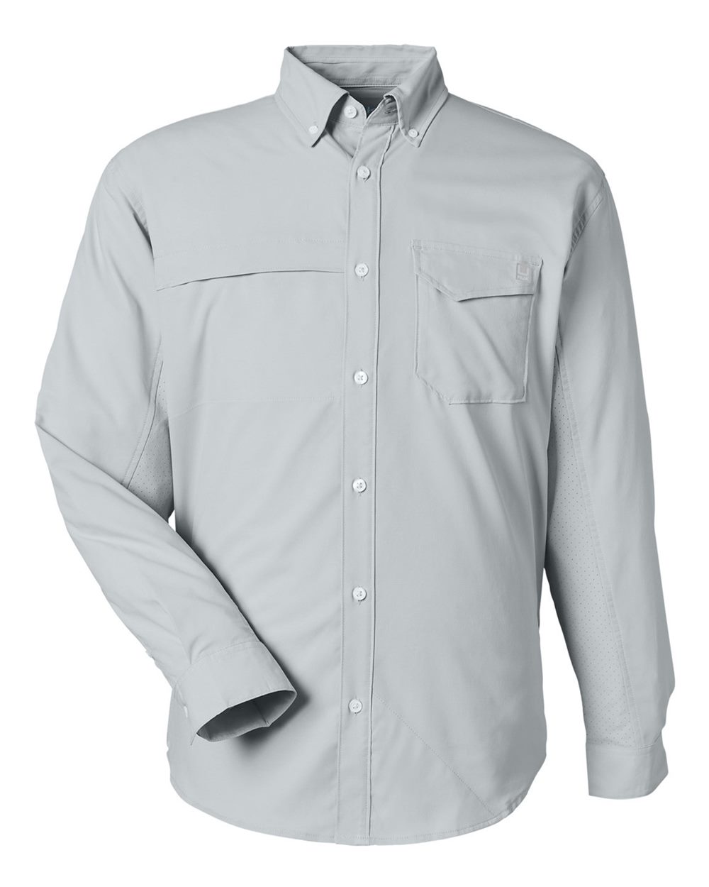 HUK Men's Tide Point Pocket Fishing Shirt. H150172 - Harbor Mist
