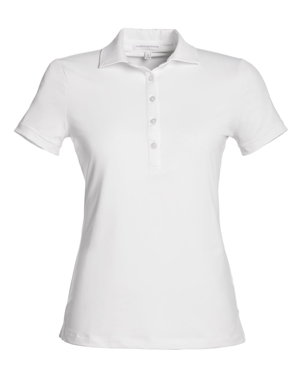 Fairway & Greene Women's Claire Tech Polo. M32232 - White