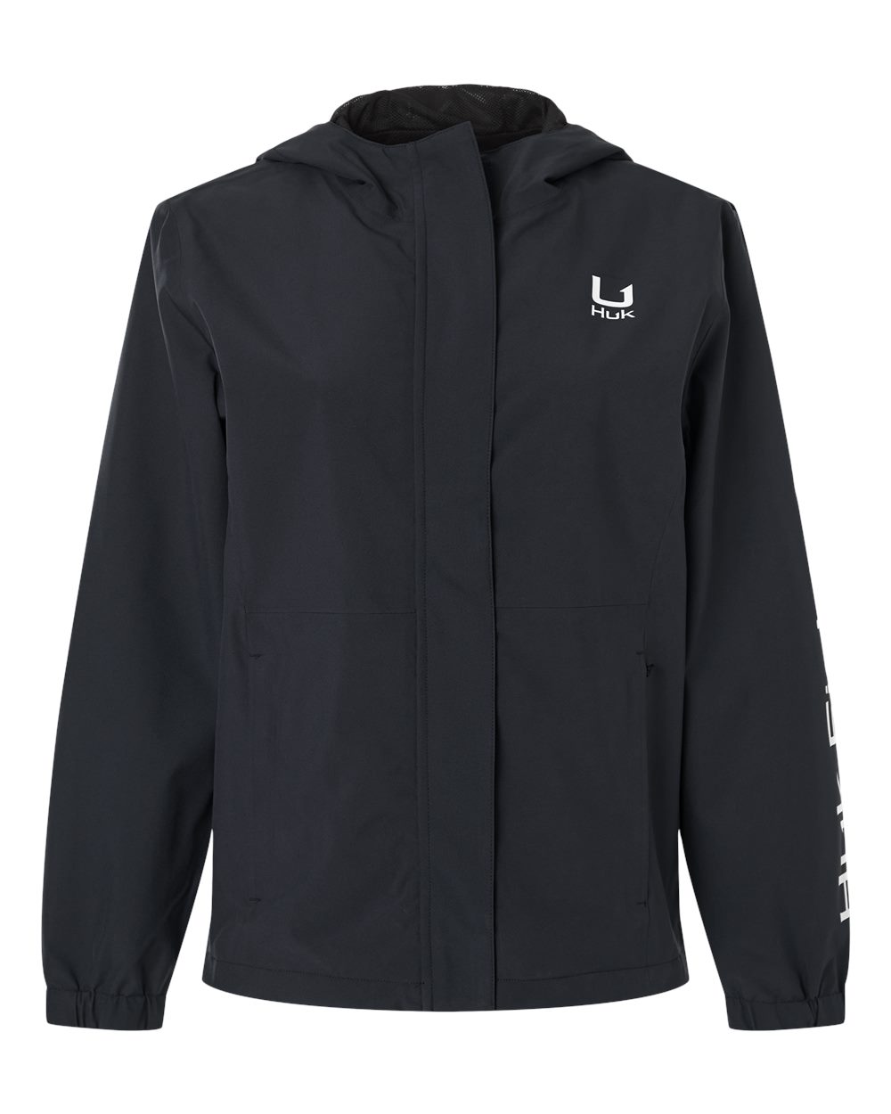 HUK Women's Storm Rain Jacket. H640027 - Black