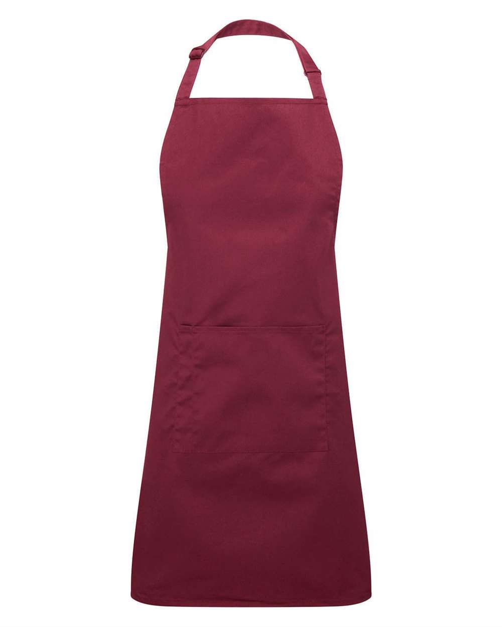 Artisan Collection by Reprime Recycled Pocket Bib Apron. RP154 - Burgundy