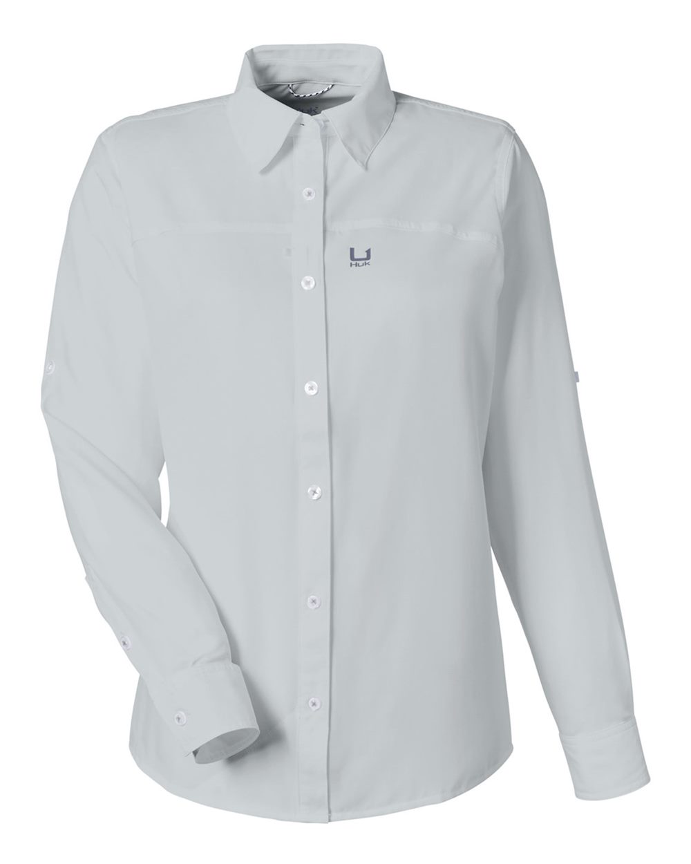 HUK Women's Tide Point Shirt. H615006 - Harbor Mist