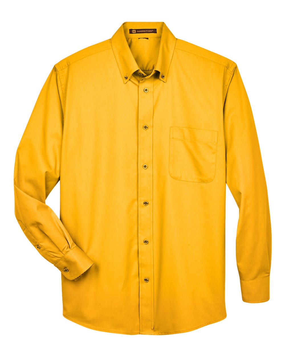 Harriton Men's Easy Blend™ Twill Shirt. M500 - Sunray Yellow