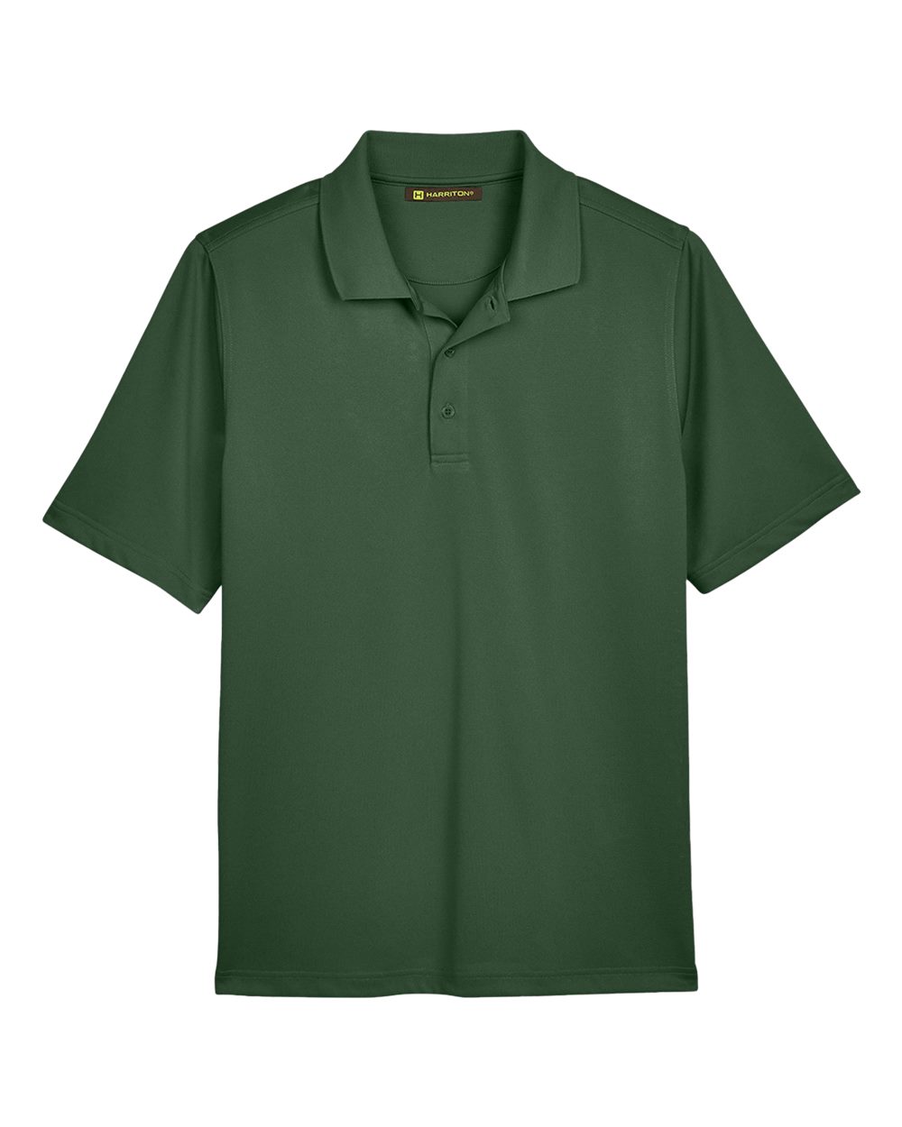 Harriton Men's Advantage Snag Protection Plus Polo. M348 - Dark Green