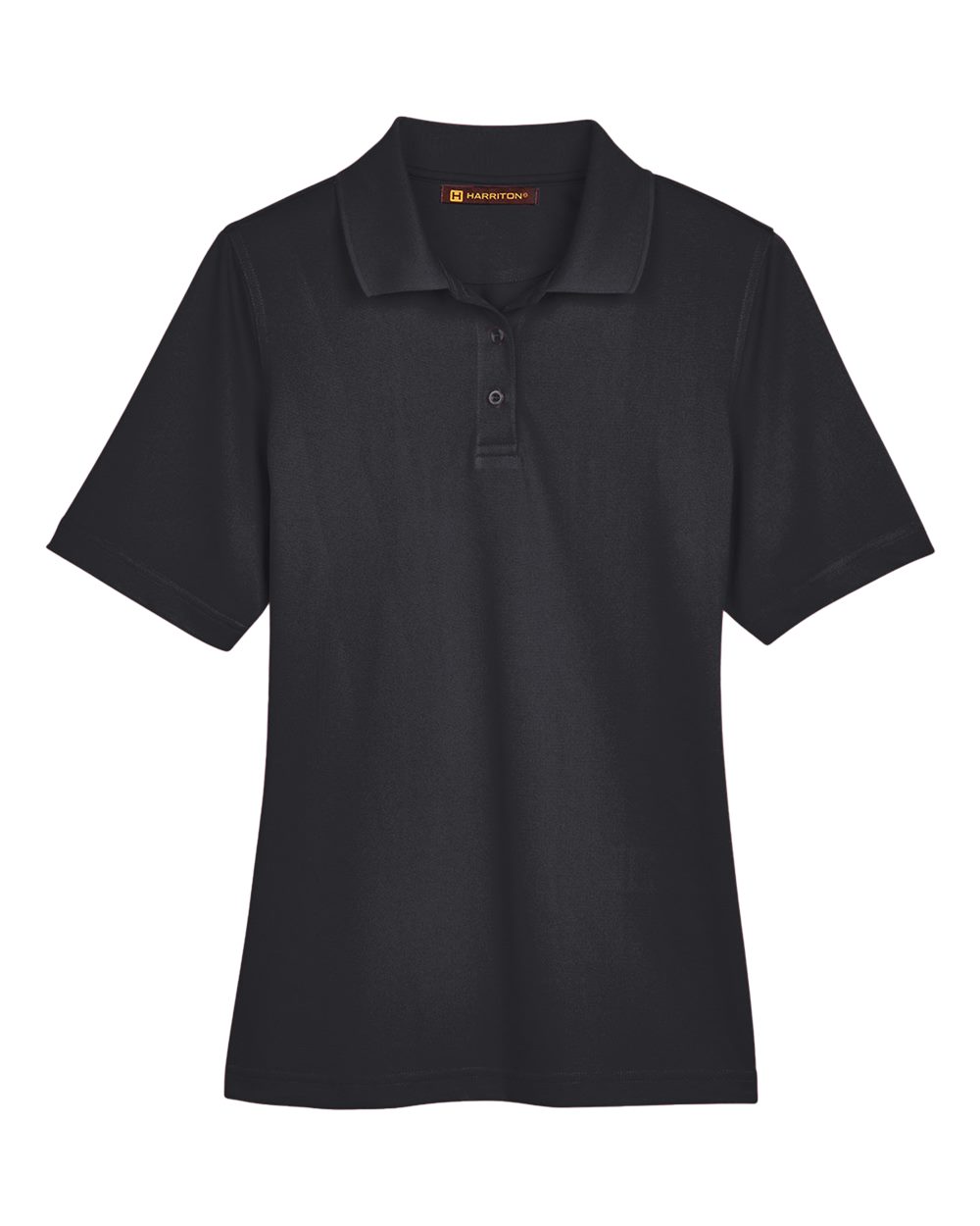 Harriton Women's Advantage Snag Protection Plus Polo. M348W - Black