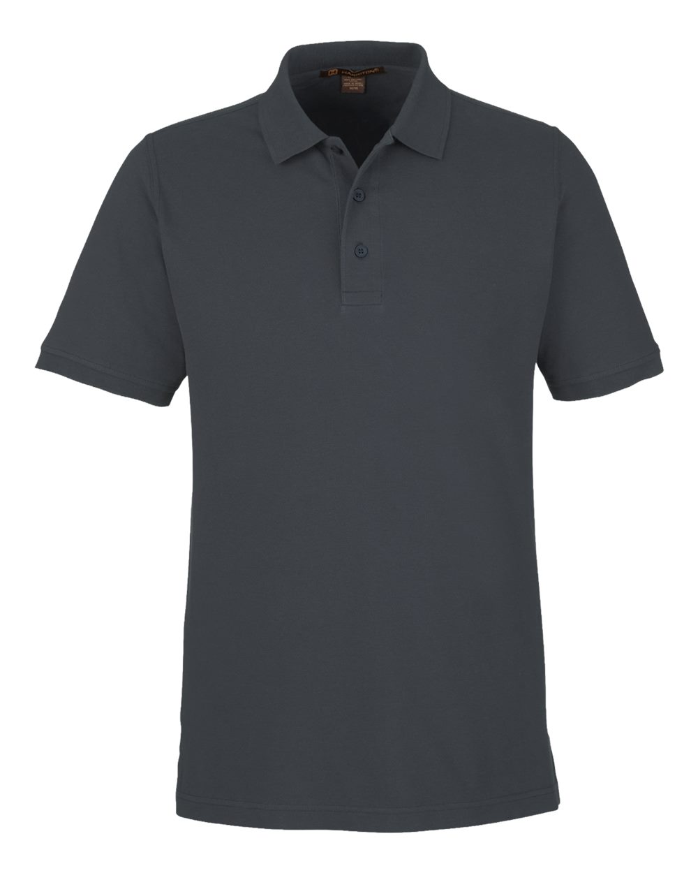 Harriton Men's Valiant Cotton Snag Protect Polo. M205 - Dark Charcoal