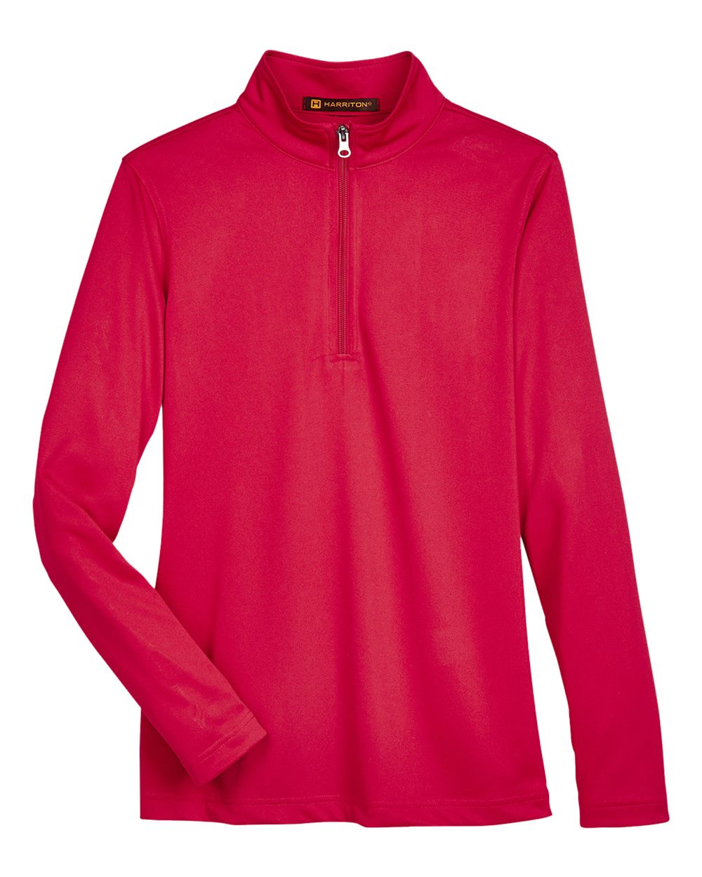 Harriton Women's Advantage Snag Protection Plus Quarter-Zip Pullover. M748W - Red