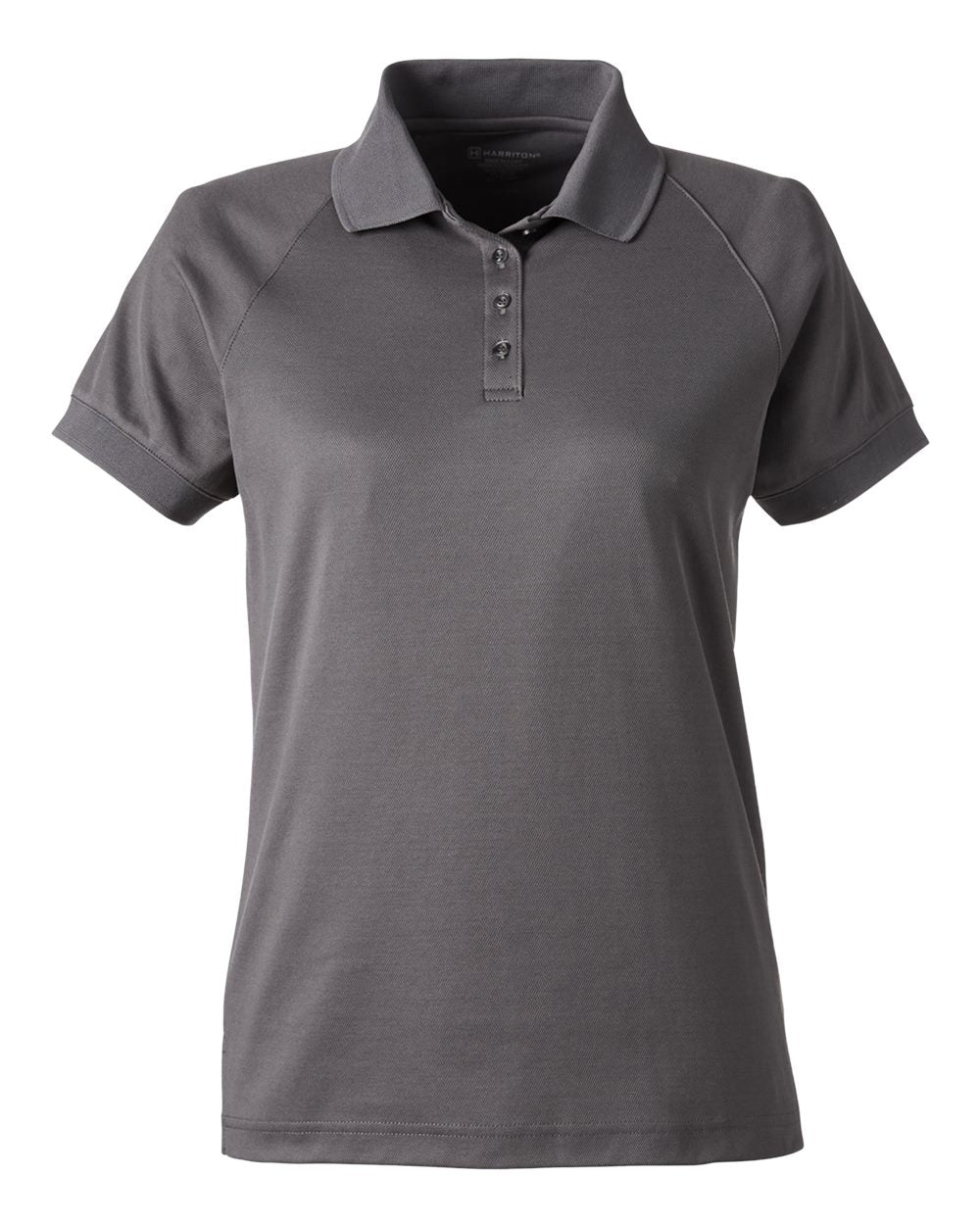 Harriton Women's Charge Snag and Soil Protect Polo. M208W - Dark Charcoal