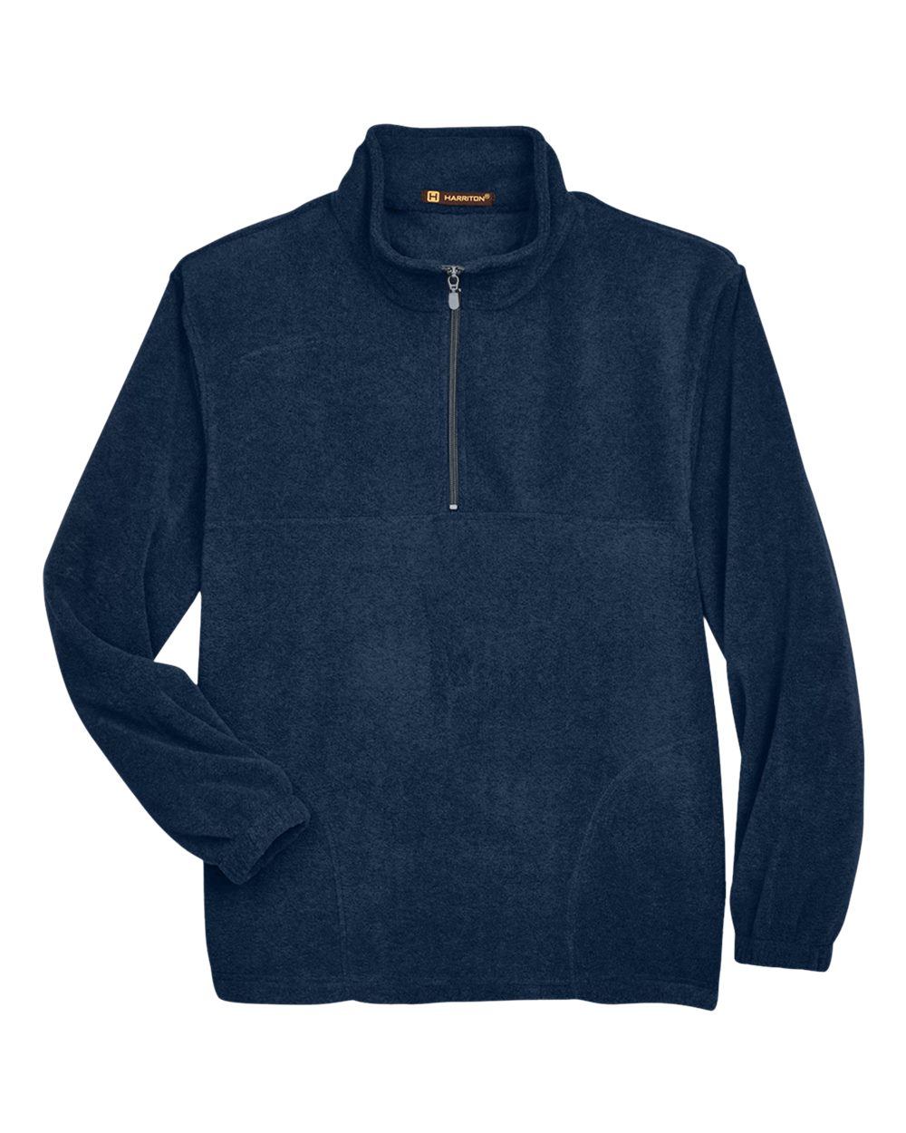 Harriton Men's Fleece Quarter-Zip Pullover. M980 - Navy