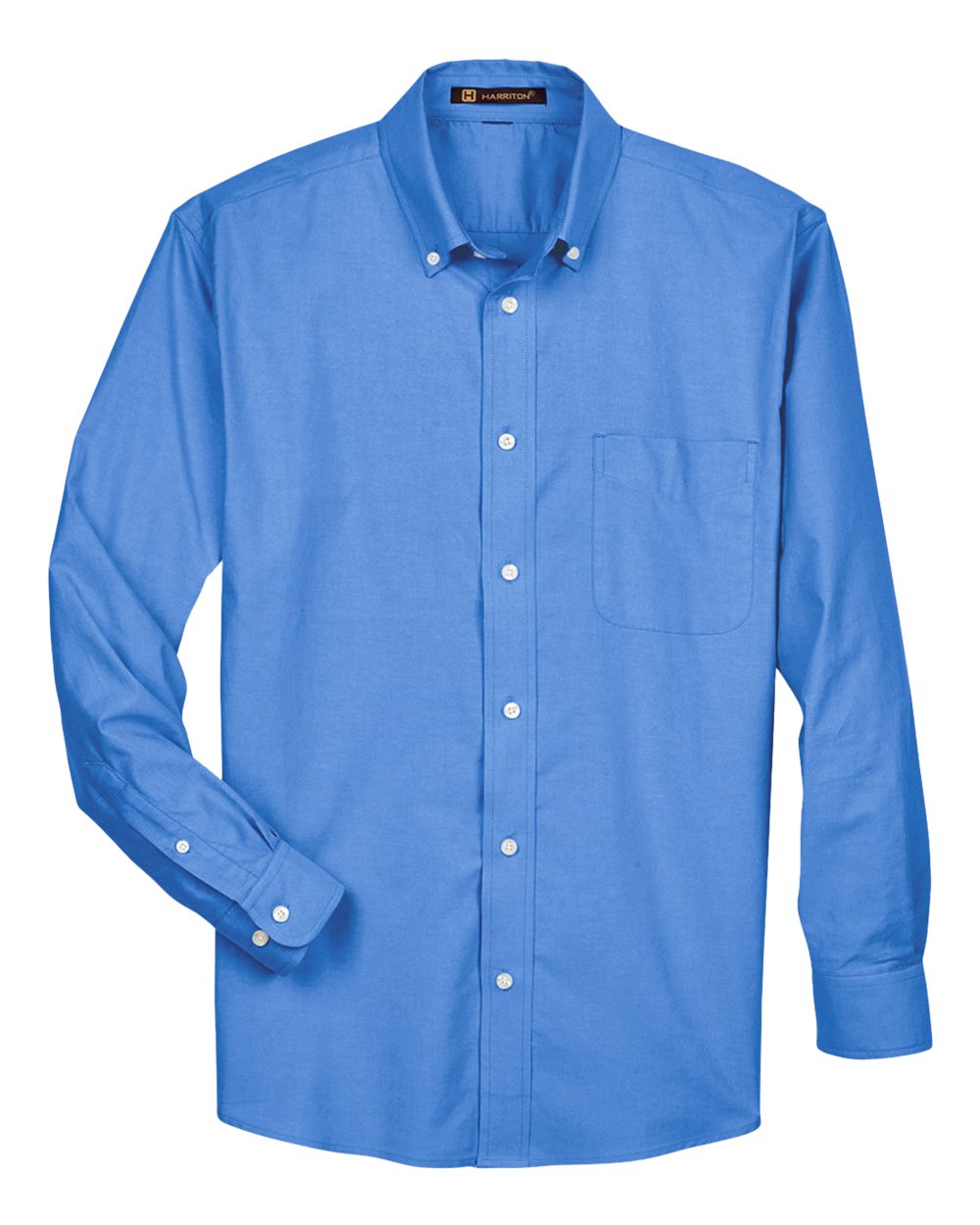 Harriton Men's Oxford Shirt. M600 - French Blue
