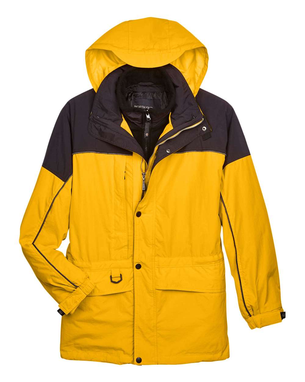 North End Men's 3-in-1 Two-Tone Parka. 88006 - Sun Ray