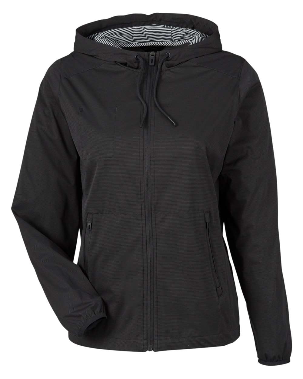 North End Women's Network Lightweight Jacket. NE75W - Black Heather
