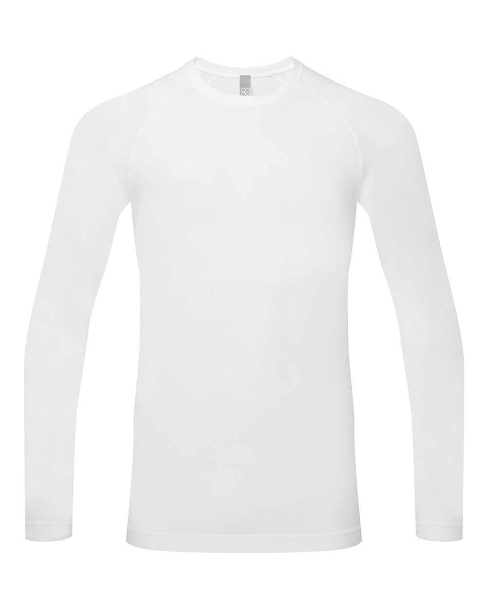 Onna Men's Unstoppable Fresh Long Sleeve Underscrub Base Layer T-Shirt. NN270 - White