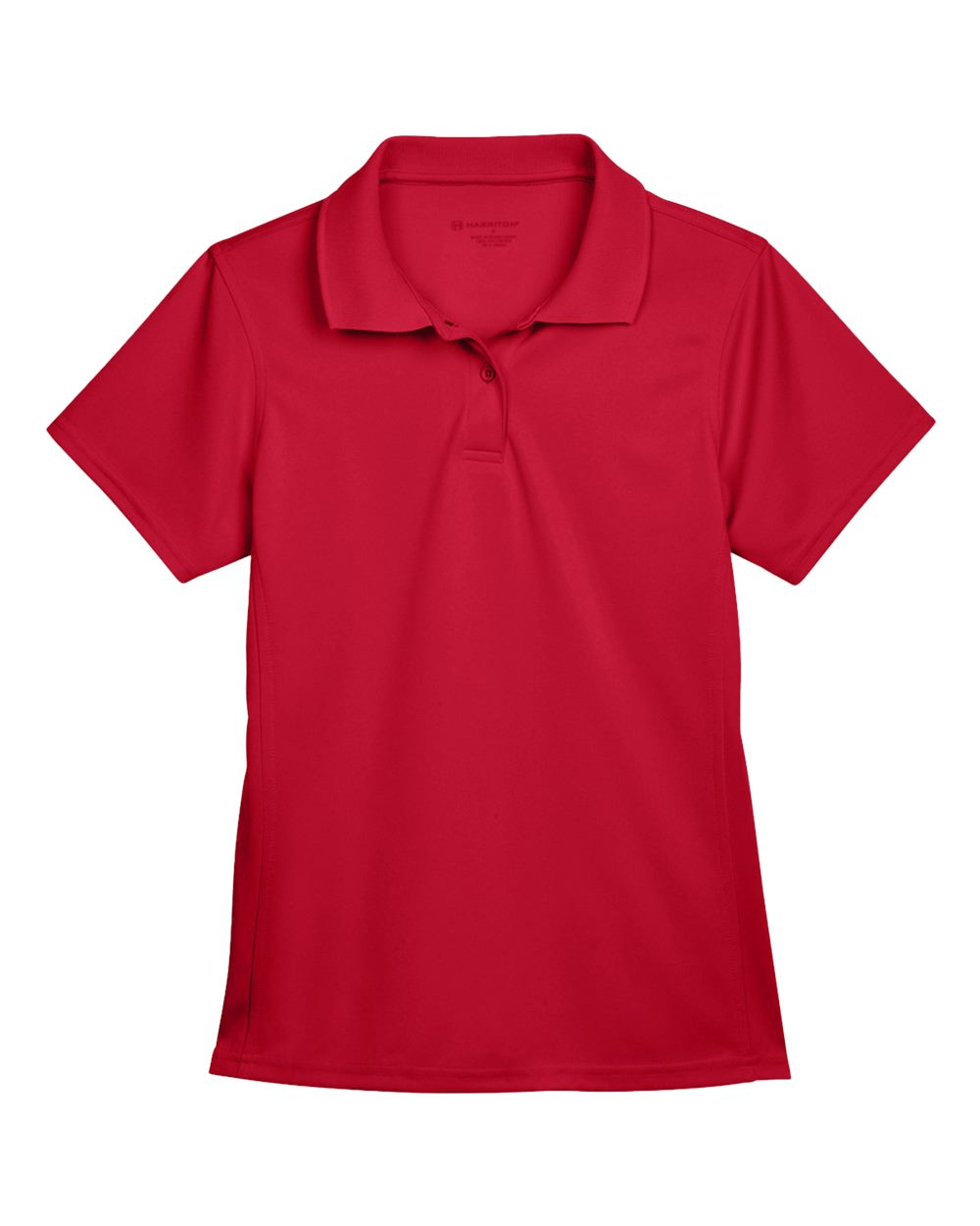 Harriton Women's Polyester Jersey Polo. M315W - Red